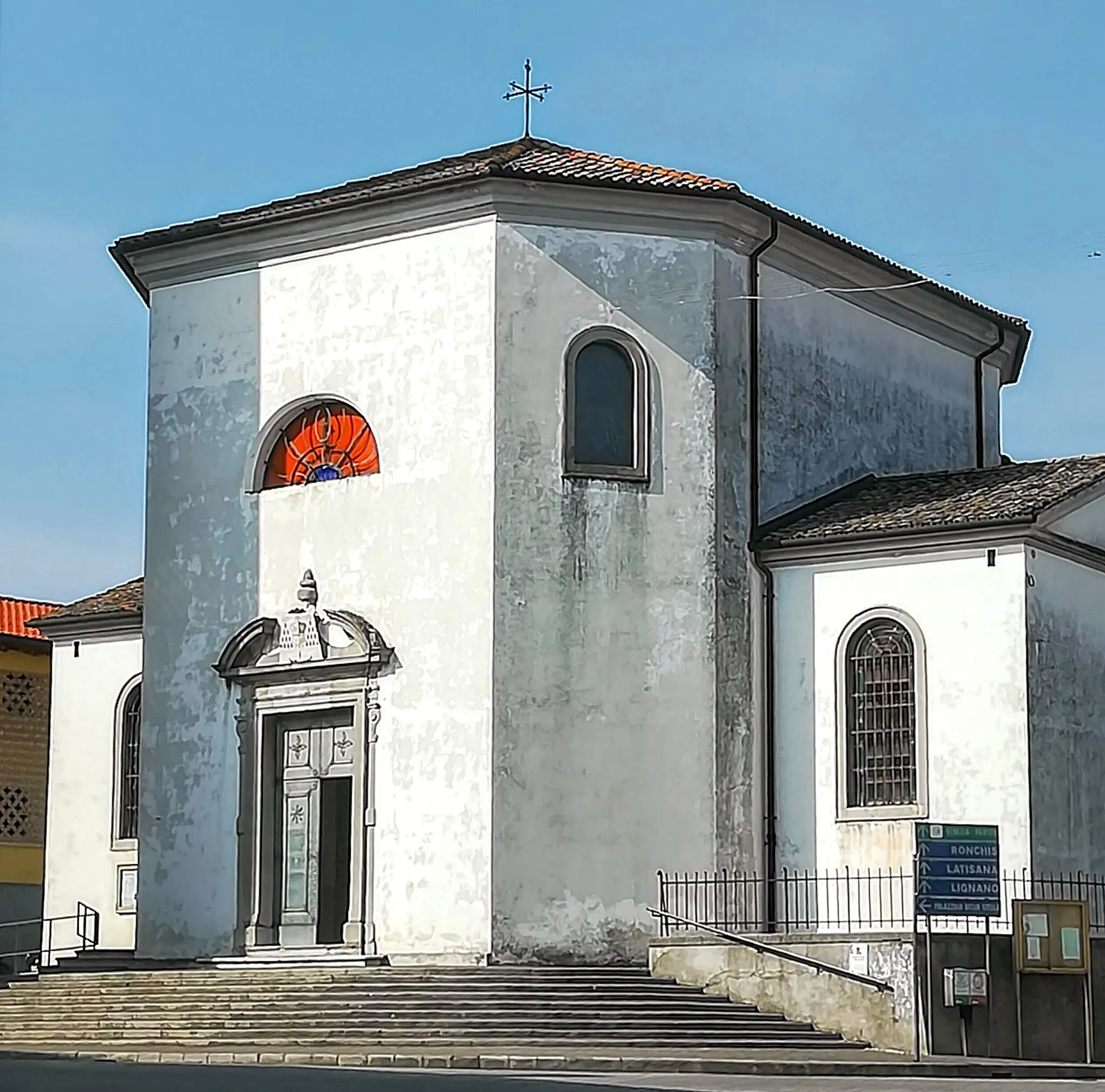 Photo showing: La chiesa parrocchiale di San Mauro a Teor