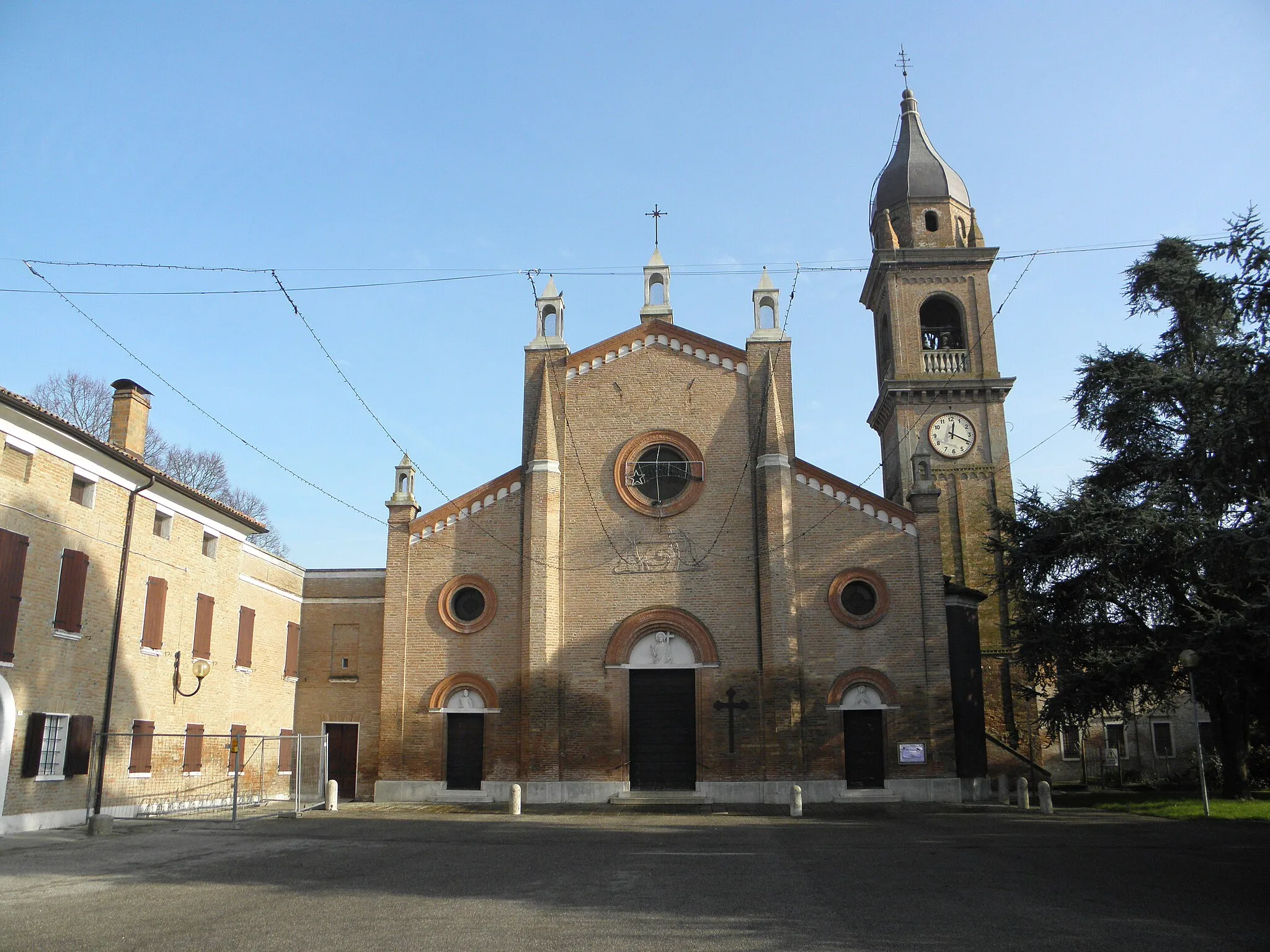 Photo showing: Formignana, la chiesa di Santo Stefano.