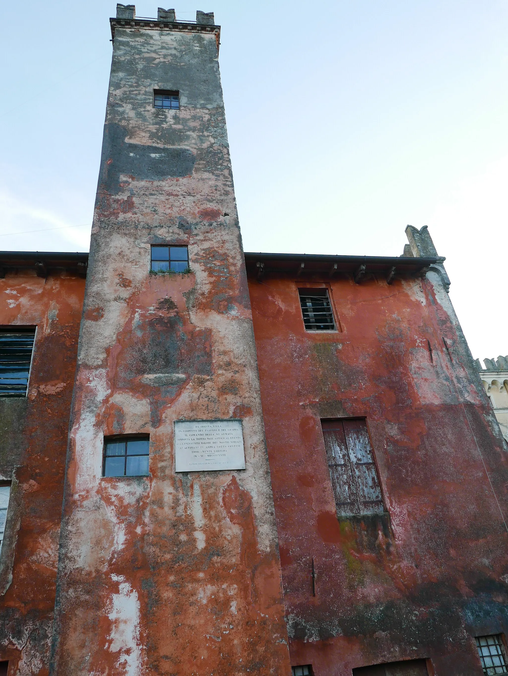 Photo showing: Villa Chiericati Scaroni - torre