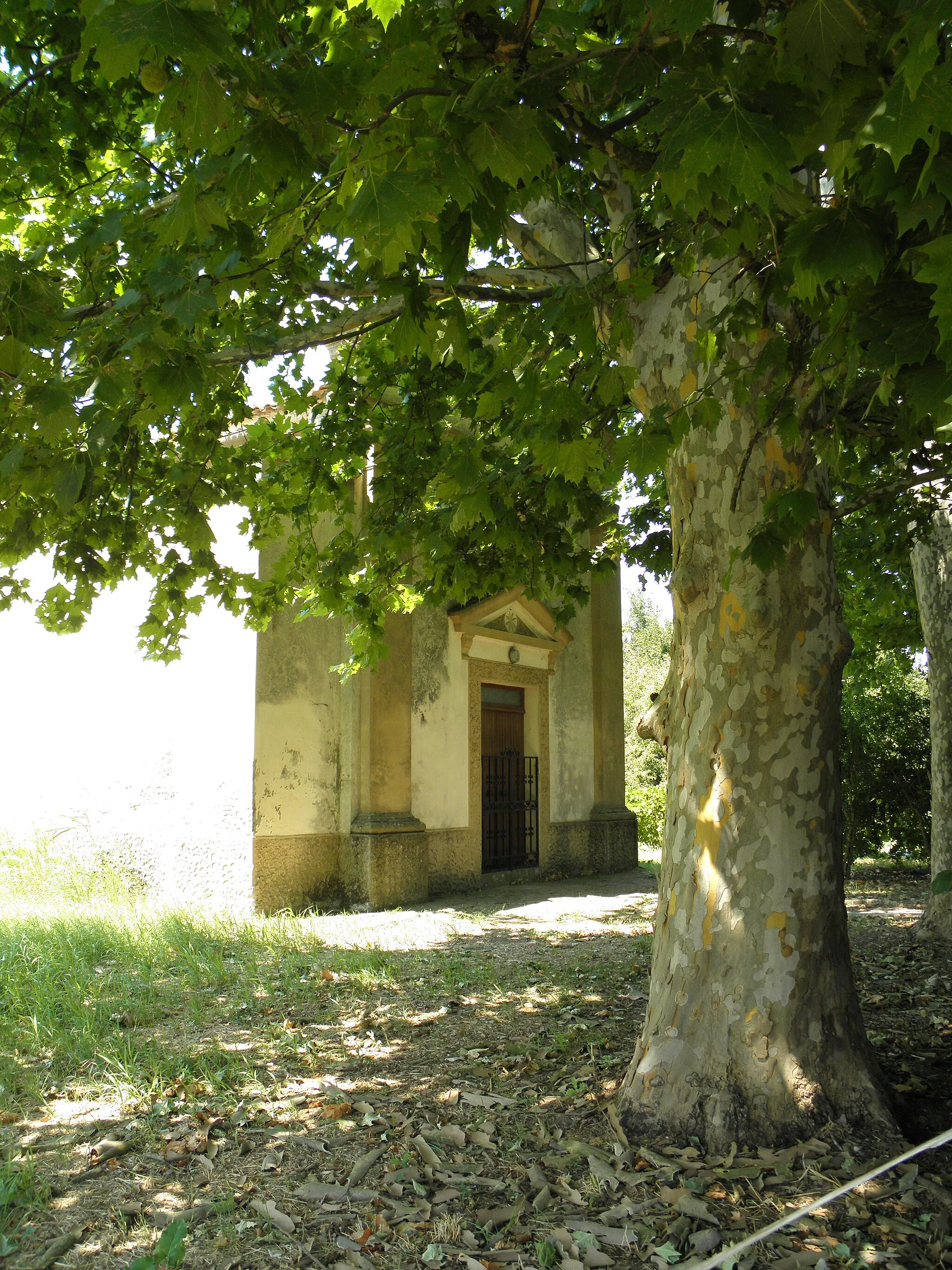 Photo showing: Piacentina, località del comune di Occhiobello: il settecentesco oratorio dedicato ai Santi Antonio Abate e Antonio da Padova.