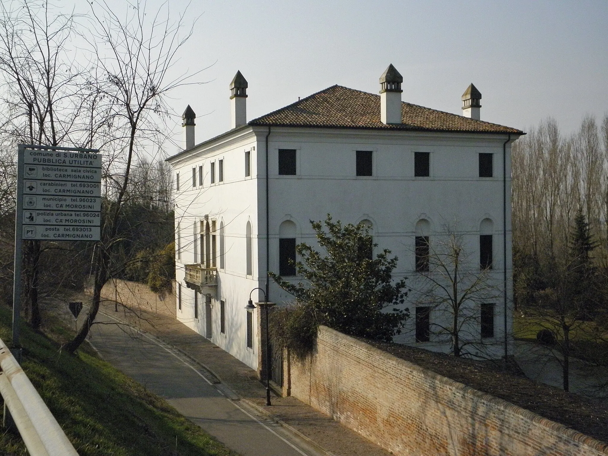 Photo showing: Sant'Urbano, Villa Rezzonico, ubicata in Via Rotta Sabadina, 23.