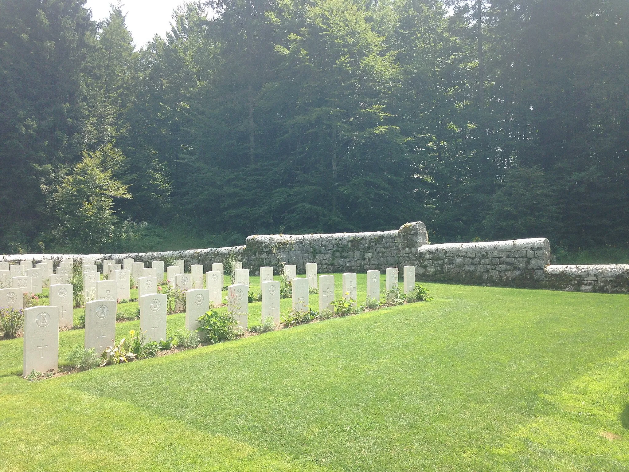 Photo showing: British military cemetery of Granezza di Lusiana, province of Vicenza, Italy.