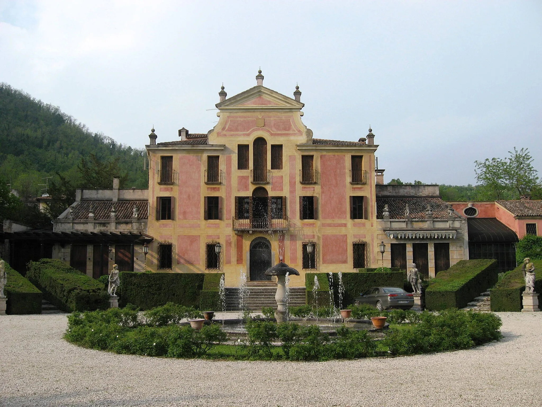 Photo showing: Facciata di Villa Barbarigo a Valsanzibio.