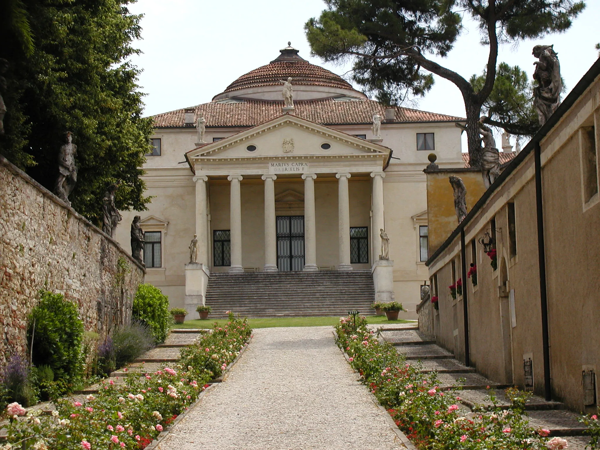 Photo showing: Vicenza, Veneto, Italy. Villa La Rotonda.