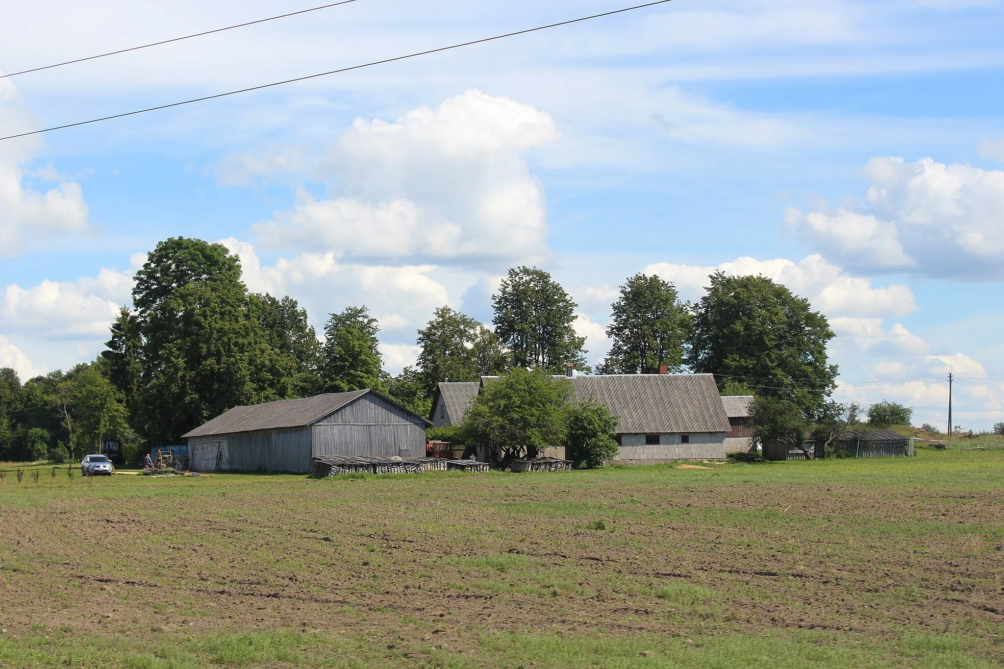 Photo showing: Village Augštūja, Liepupe parish.