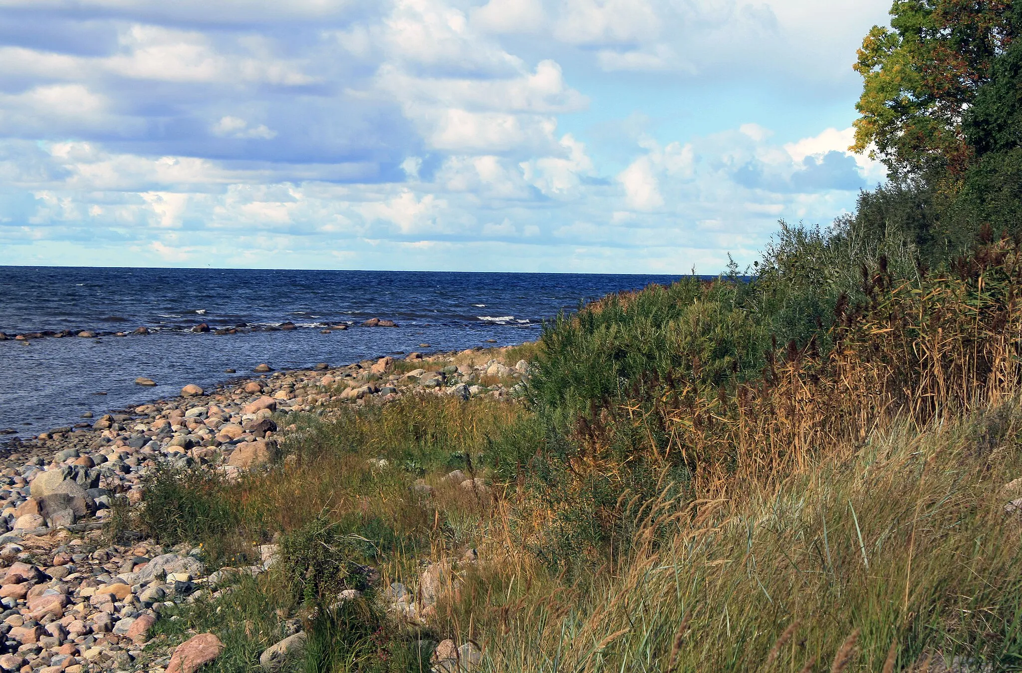 Photo showing: Лембужи (Латвия) Берег моря (вид в северо-восточном направлении)