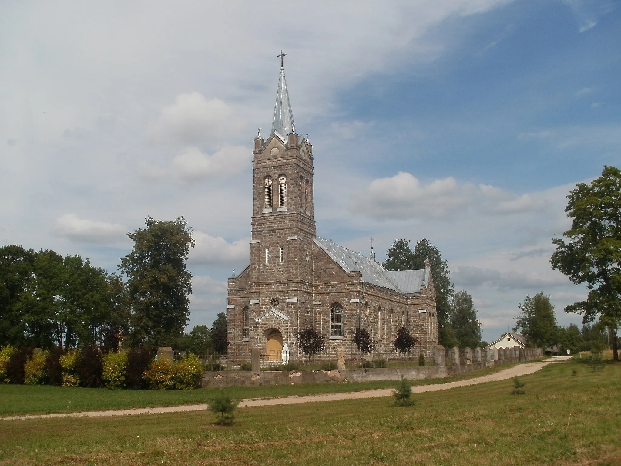 Photo showing: Baltinavas katoļu baznīca