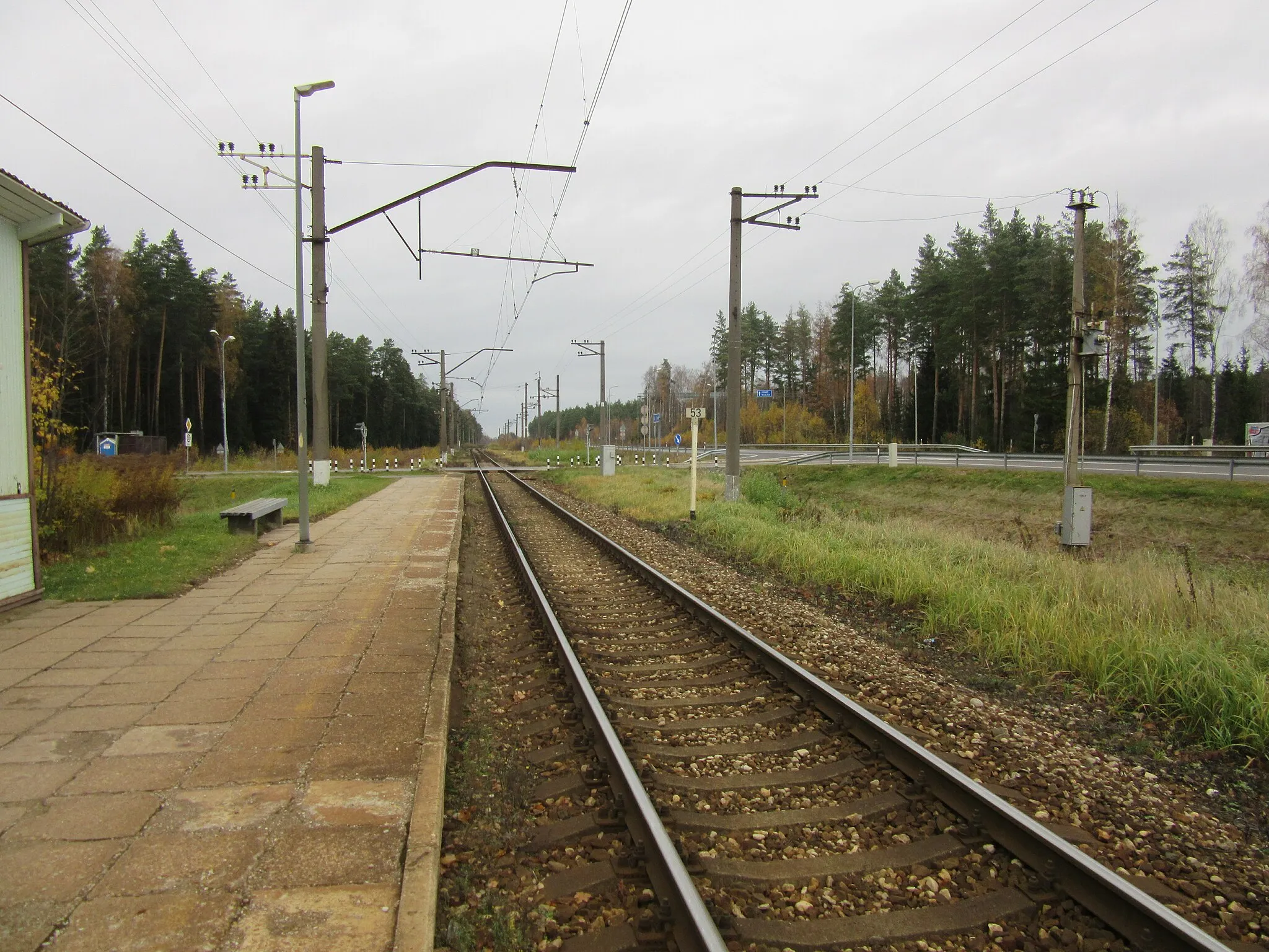 Photo showing: Railway in Zvejniekciems 4