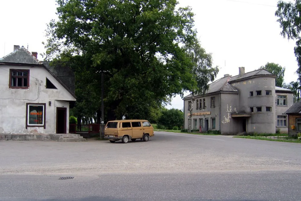 Photo showing: Bīriņi village center