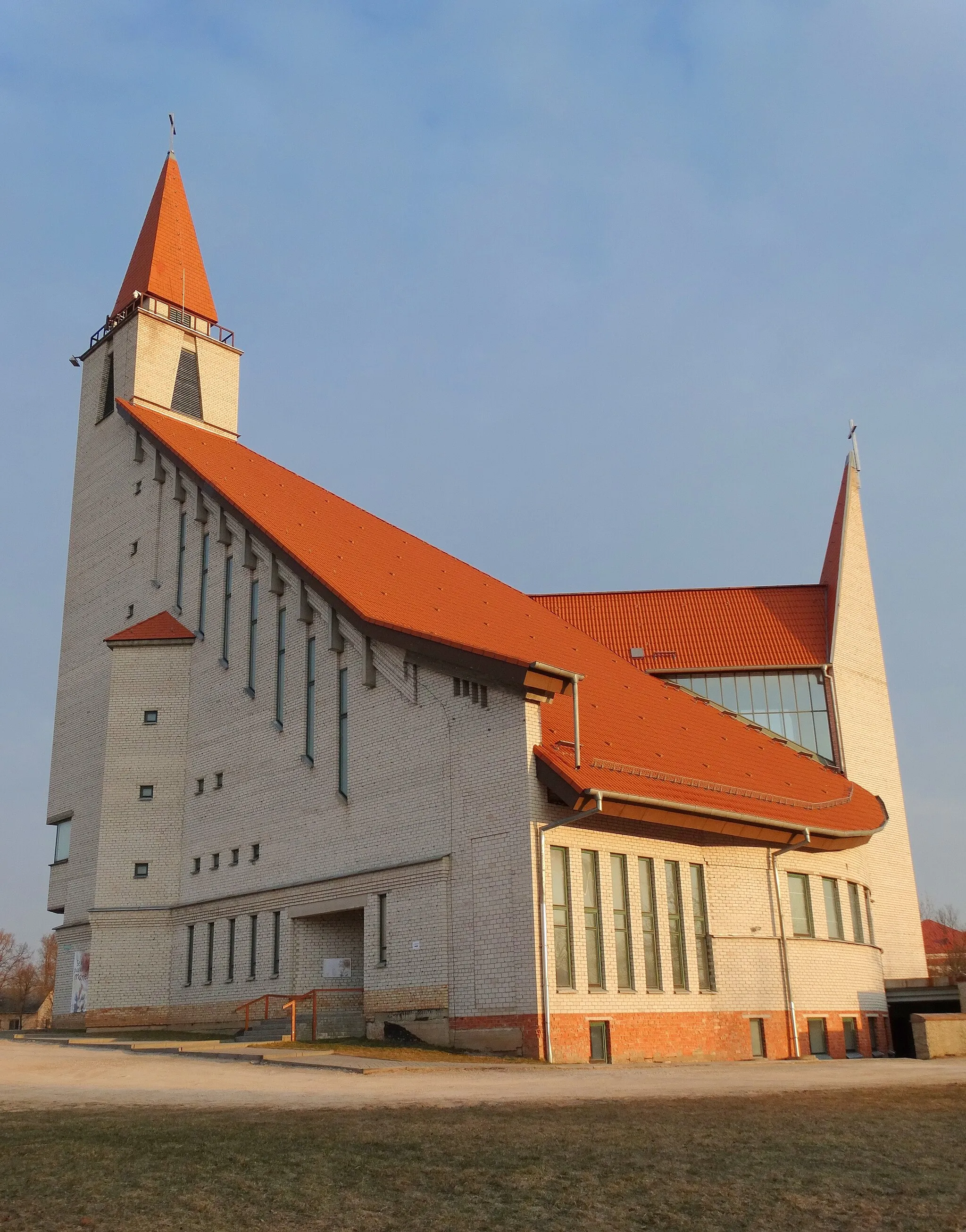 Photo showing: Church of the Holy Spirit in Naujoji Akmenė, Lithuania