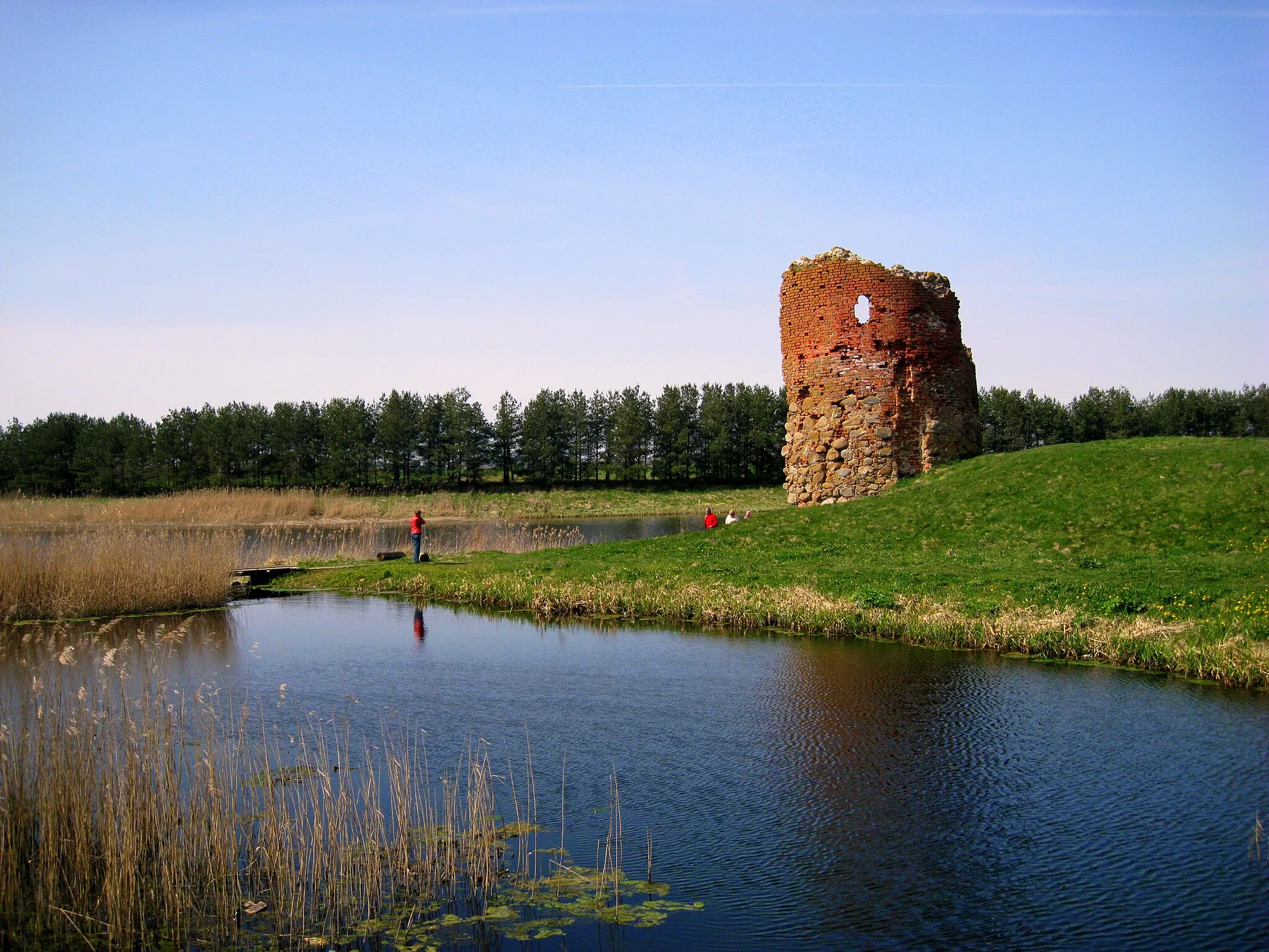 Photo showing: Piltene Castle ruins