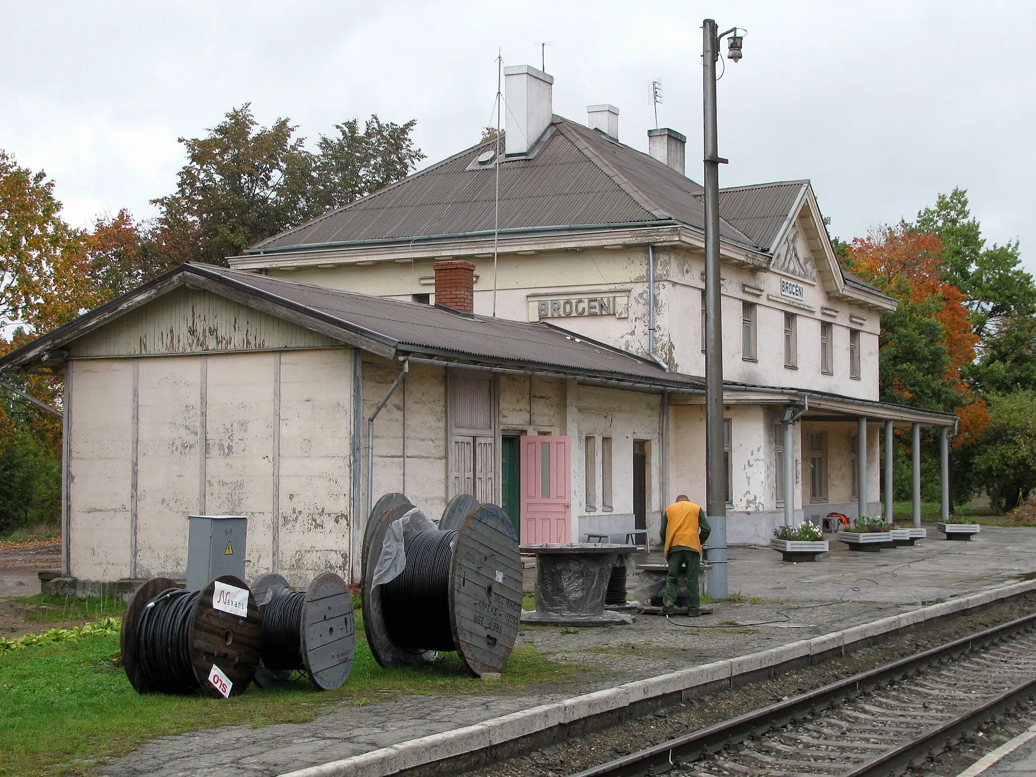 Photo showing: Brocēni railway station, Latvia