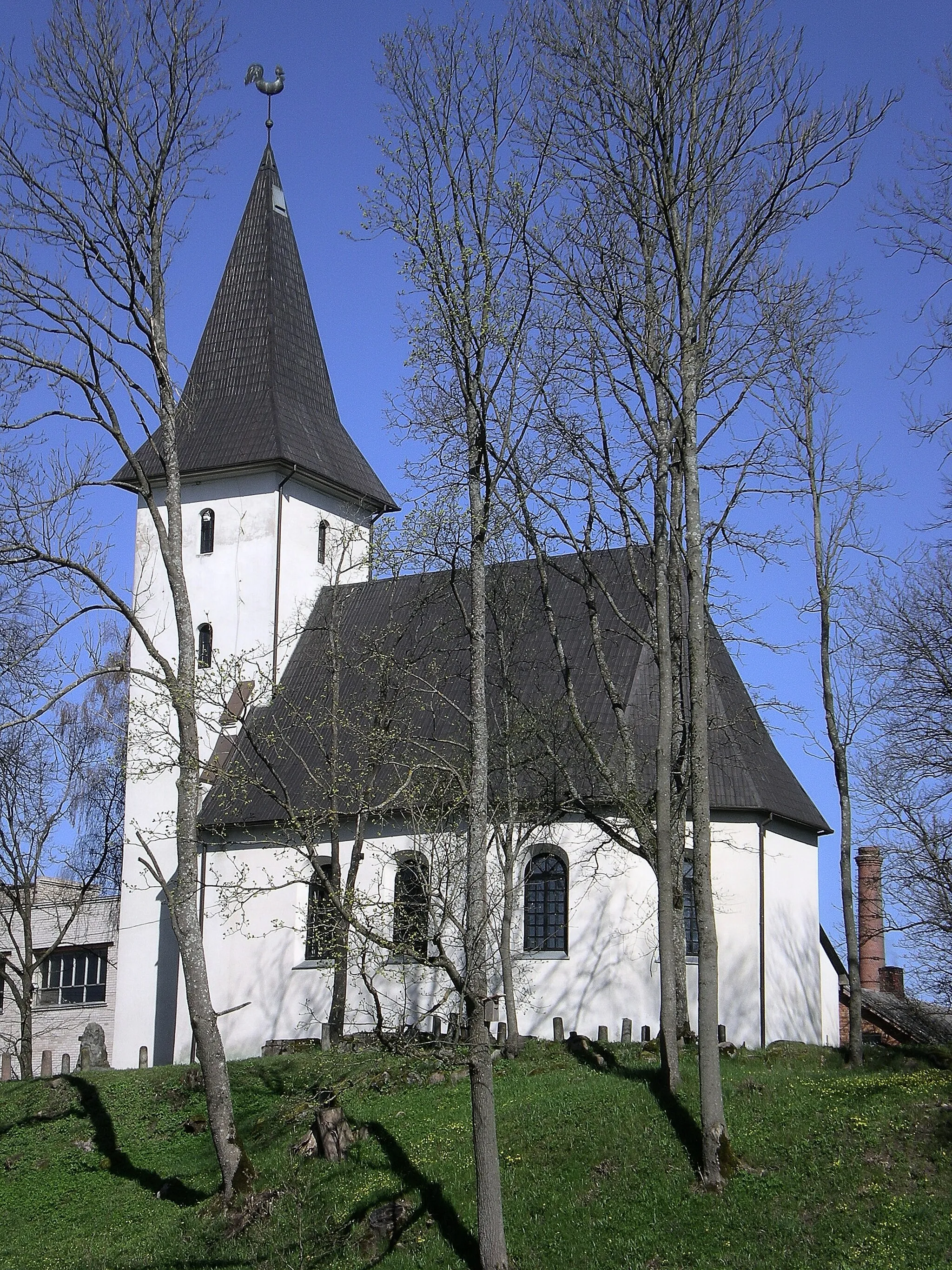 Photo showing: Priekule church