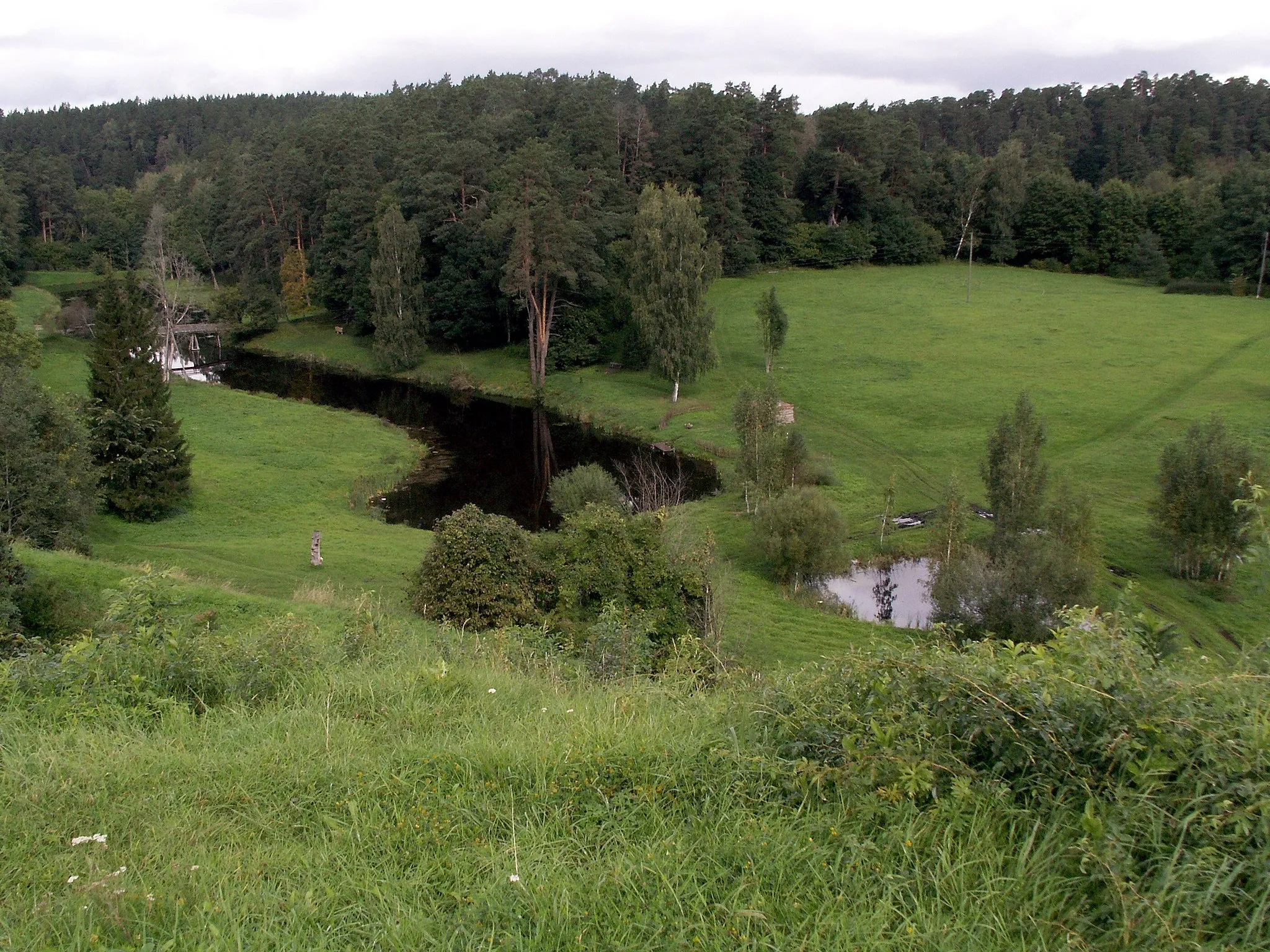 Photo showing: Tervetės piliakalnis, Tervetė, Tervetės pagastas, Latvija