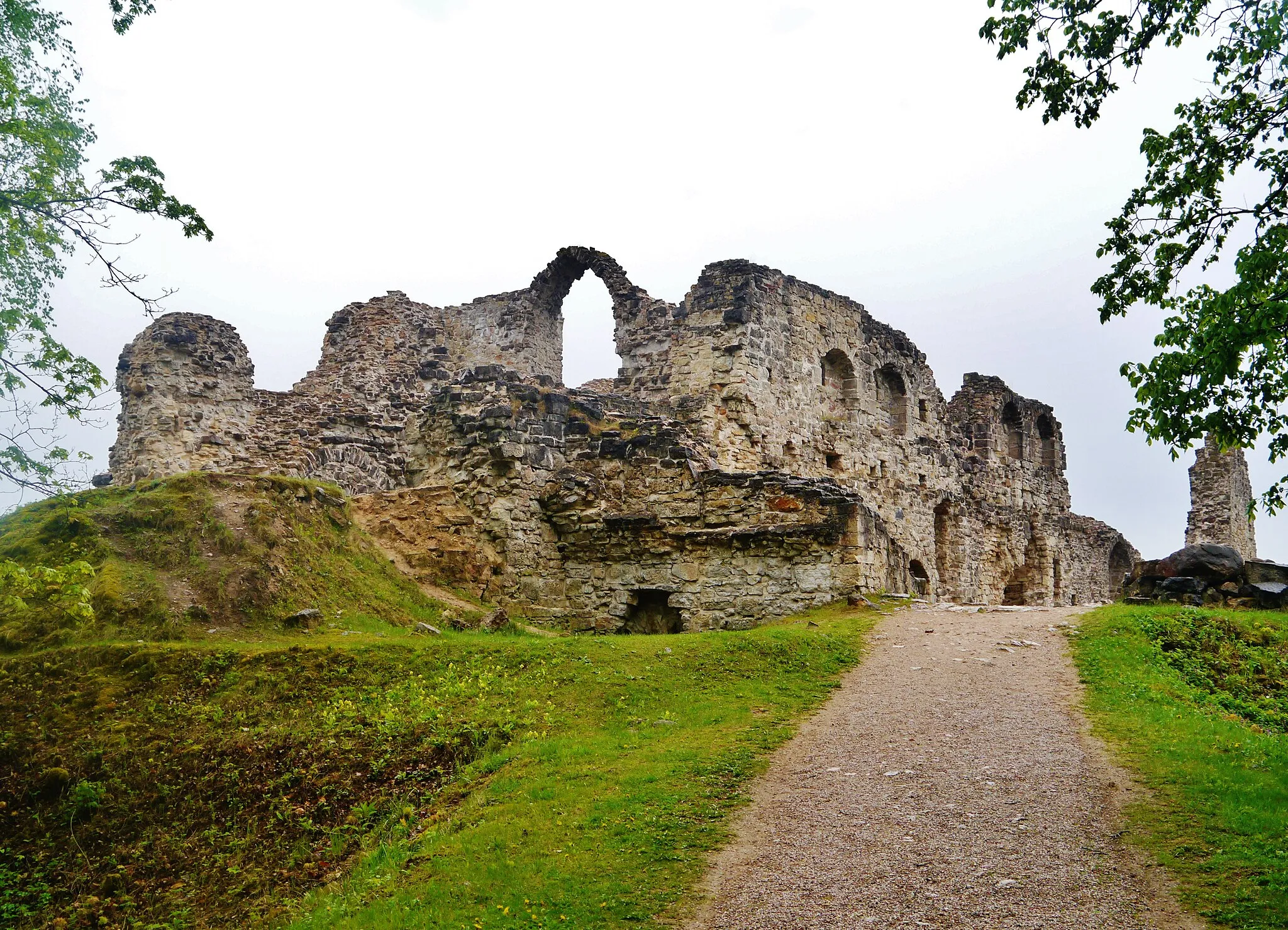 Photo showing: Koknese Castle ruins, Koknese, Latvia