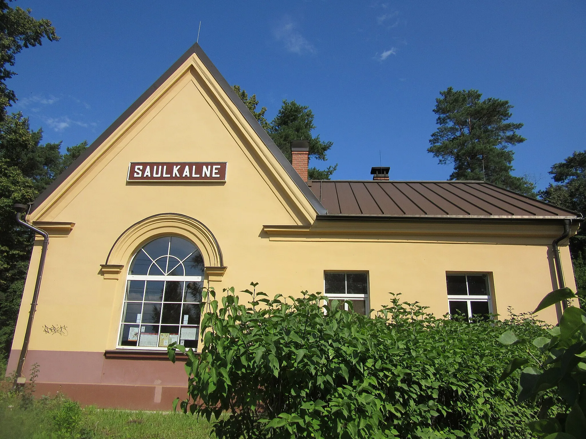 Photo showing: Saulkalne station