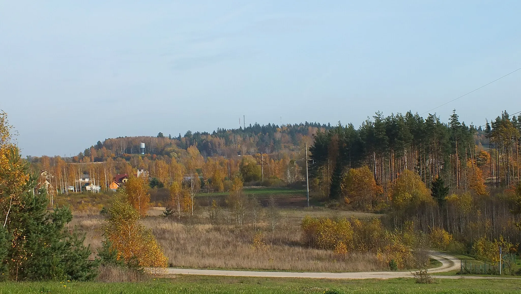 Photo showing: Morisonkalns Hill, view from Vanagkalns