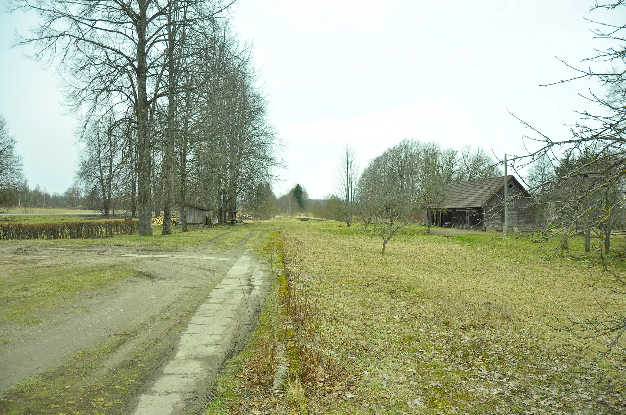 Photo showing: Skats Visagala virz., Dzelzceļa stacija "Meirāni" slēgtajā līnijā Madona - Lubāna