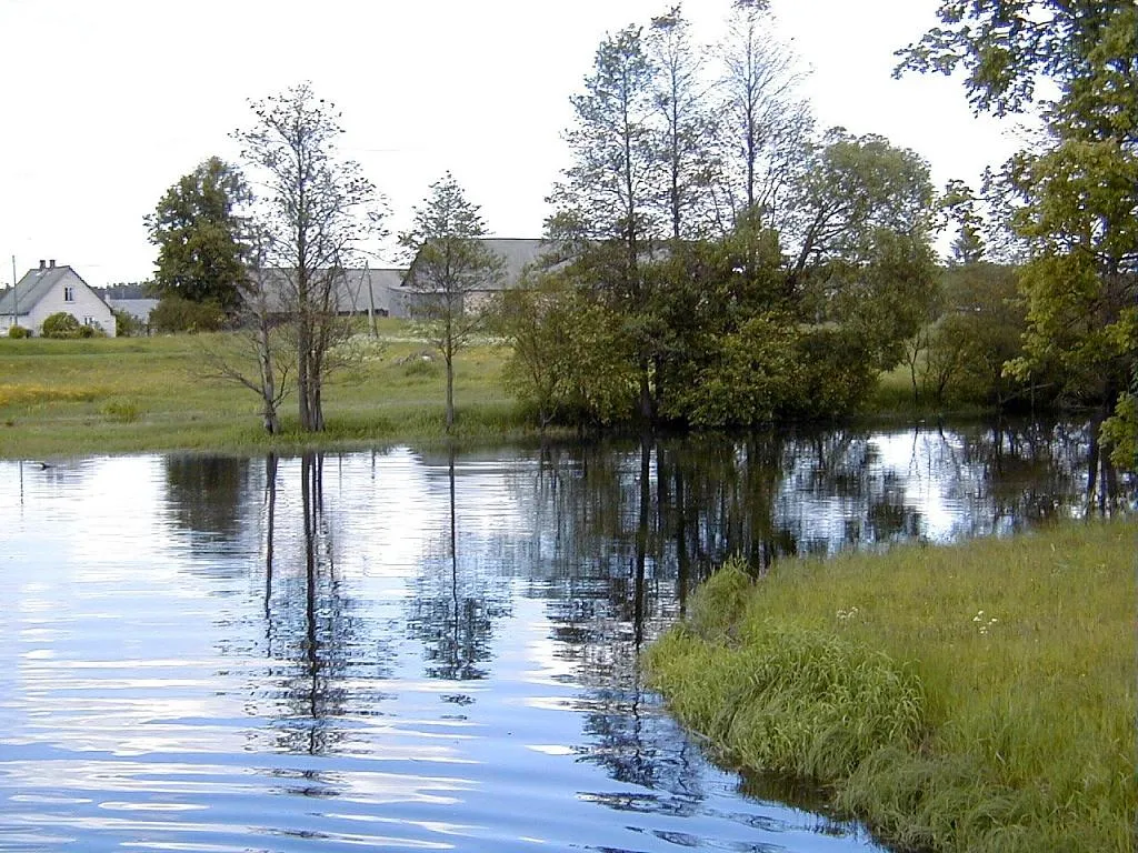 Photo showing: Pededzes dīķis pie Jaunannas. 2001-06-16