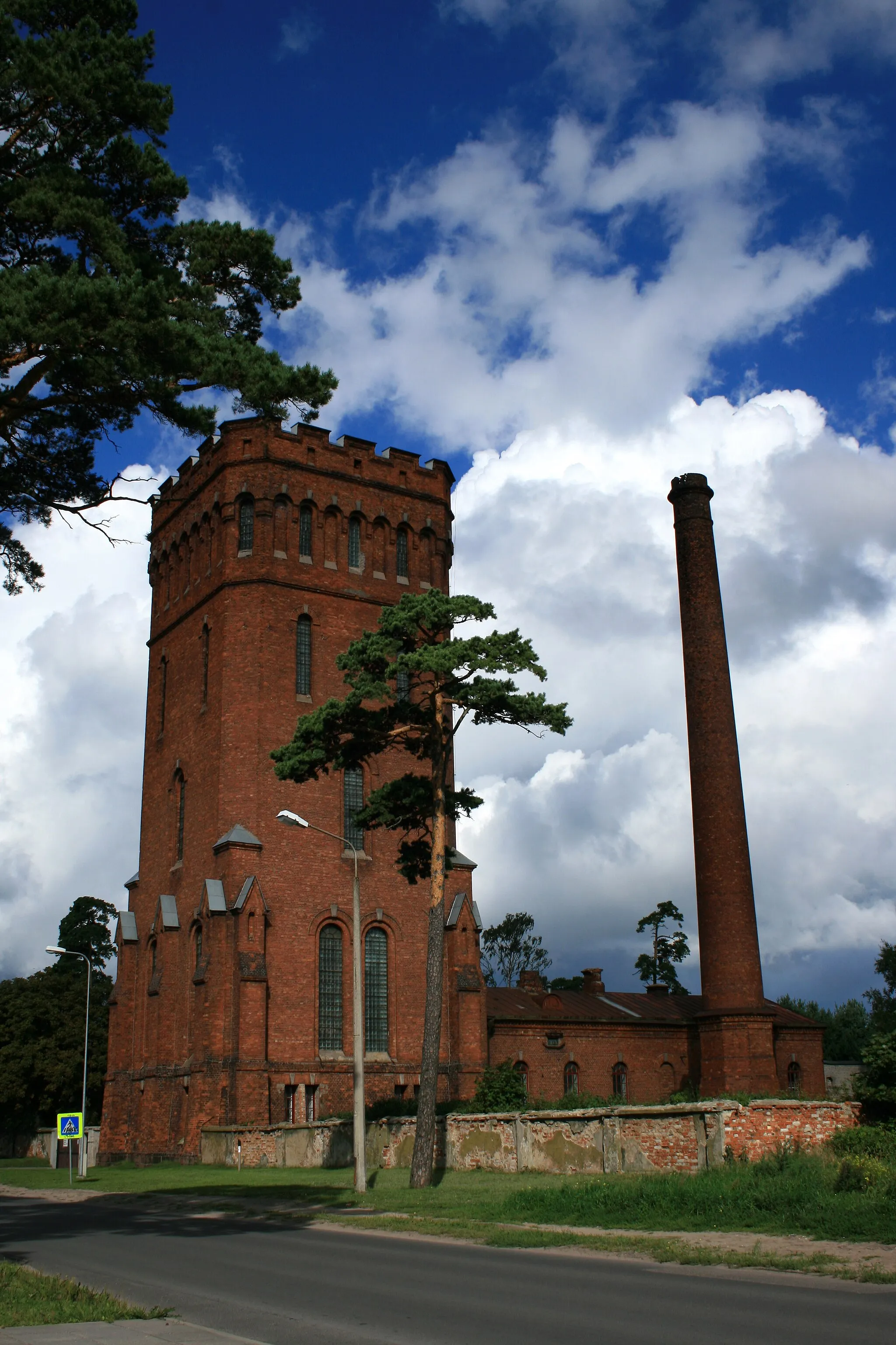 Photo showing: Liepaja, Karaosta's watertower