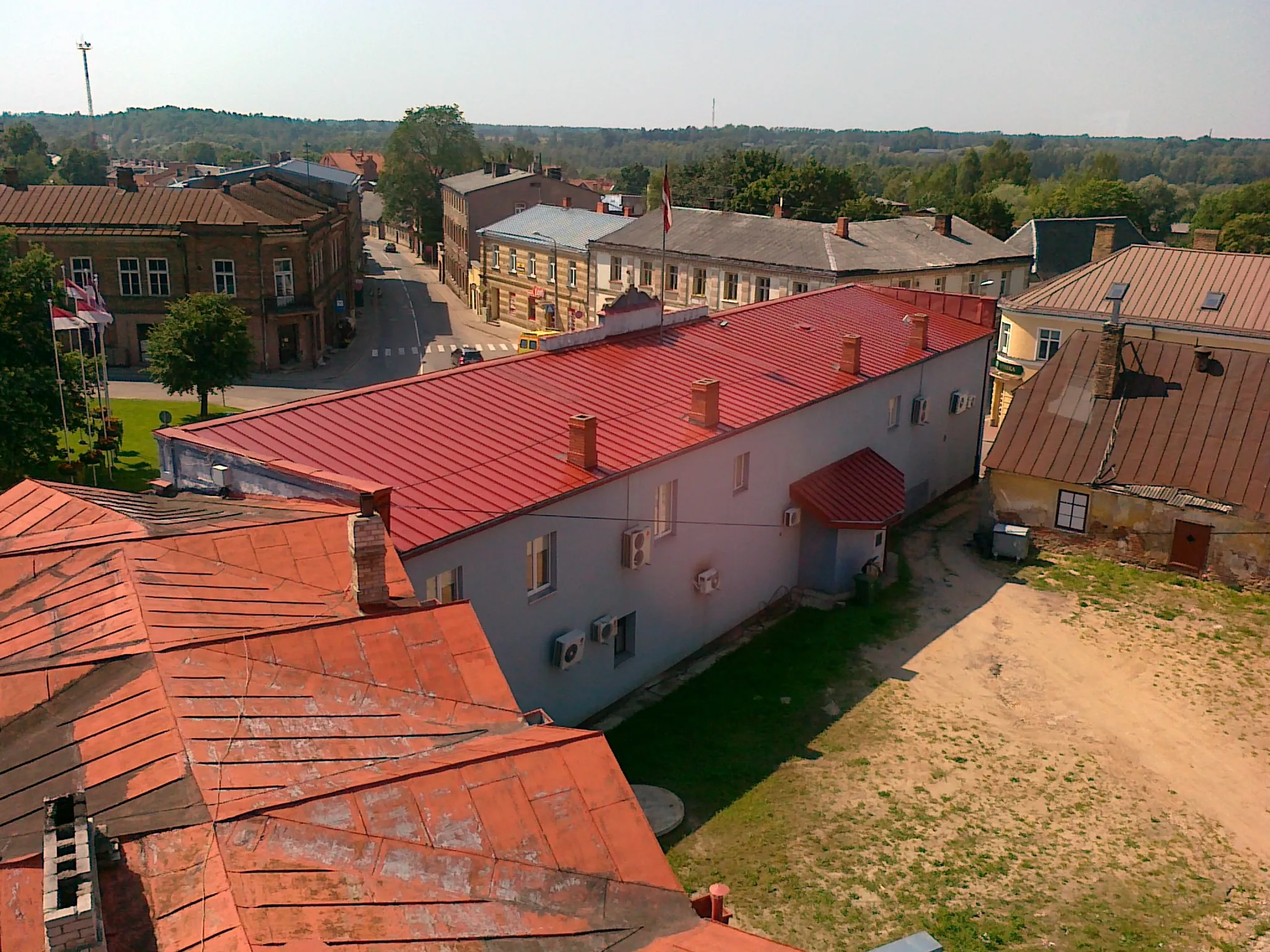 Photo showing: Skats no ugunsdzēsēju torņa. View from fireman's tower. July, 2012