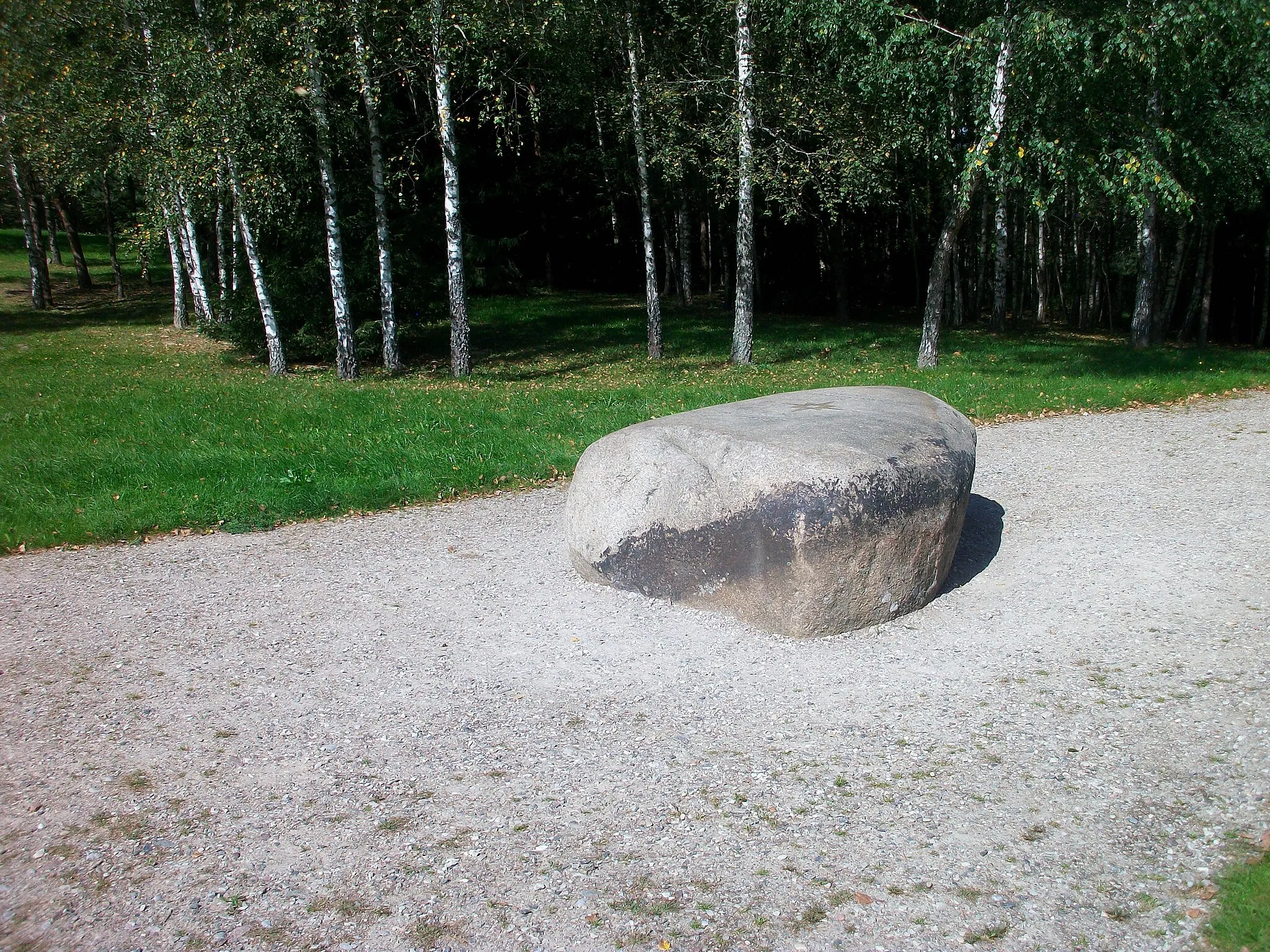 Photo showing: Felsen im Park um Europacenter LT