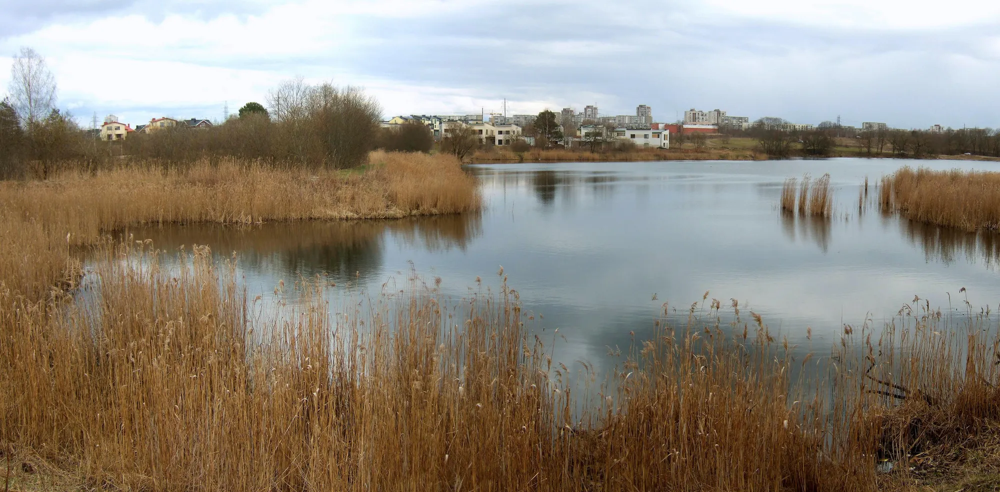 Photo showing: Buivydiškių dvaro tvenkinys