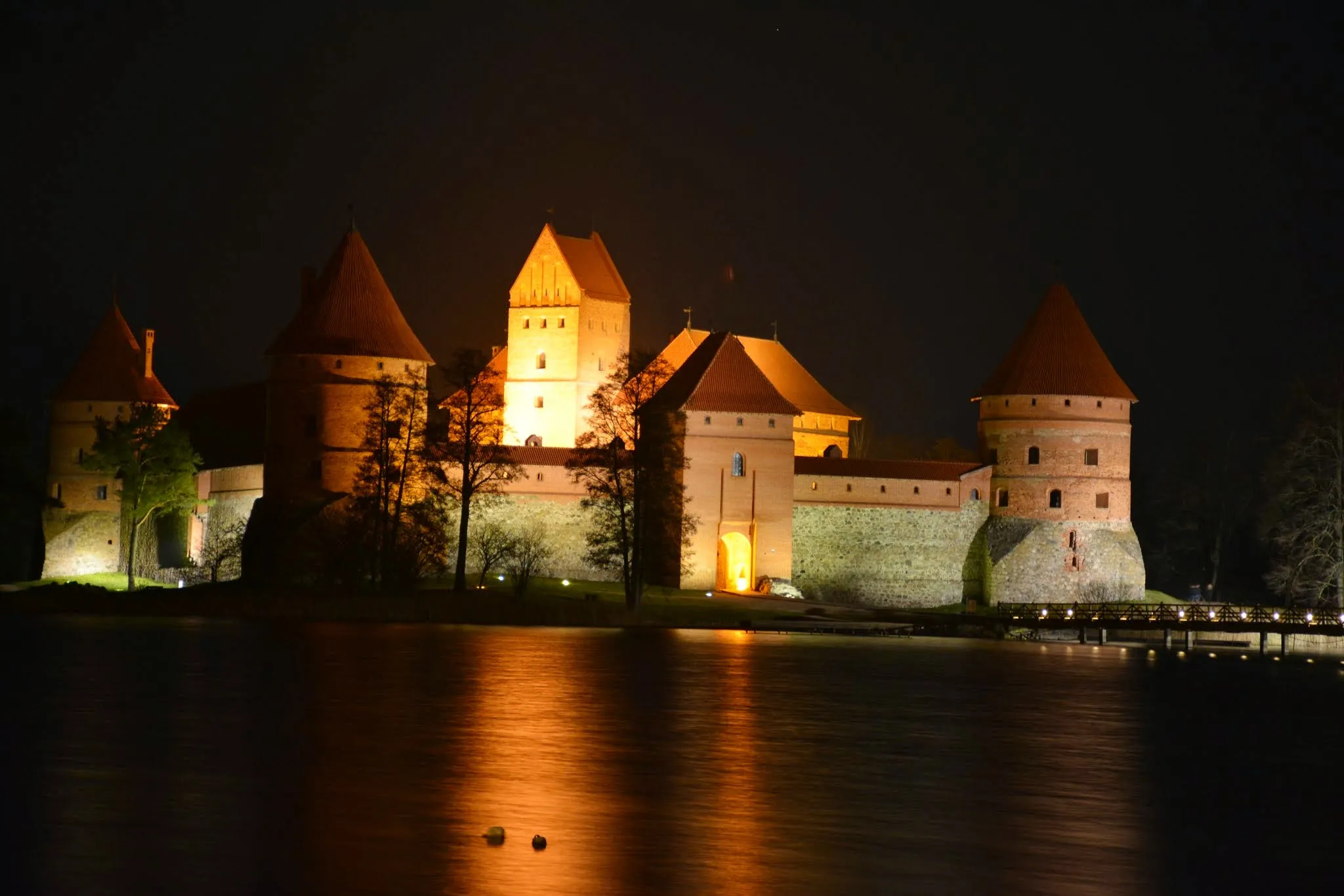 Photo showing: Castle at night