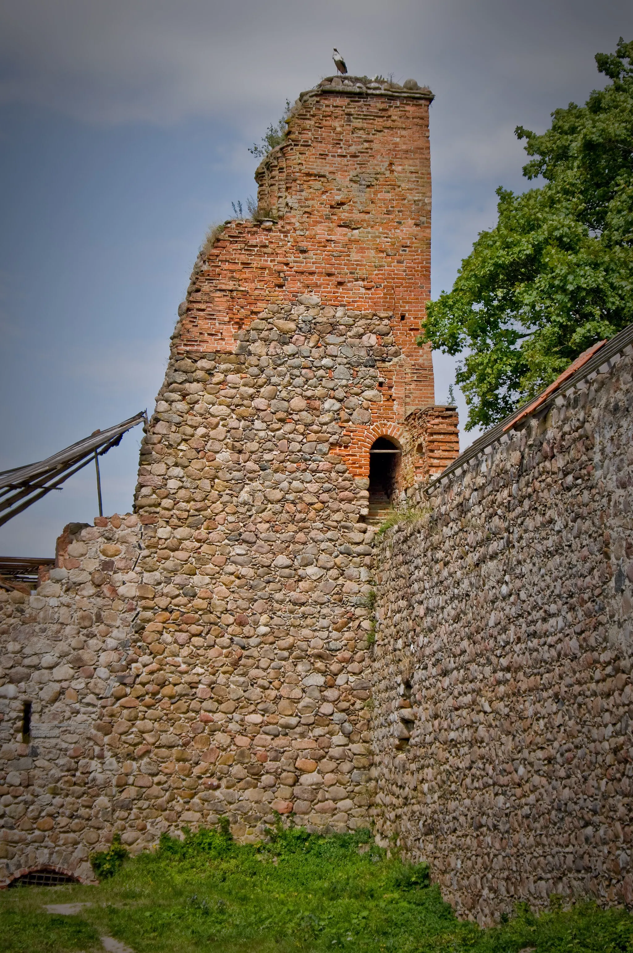 Photo showing: Medininkų pilis