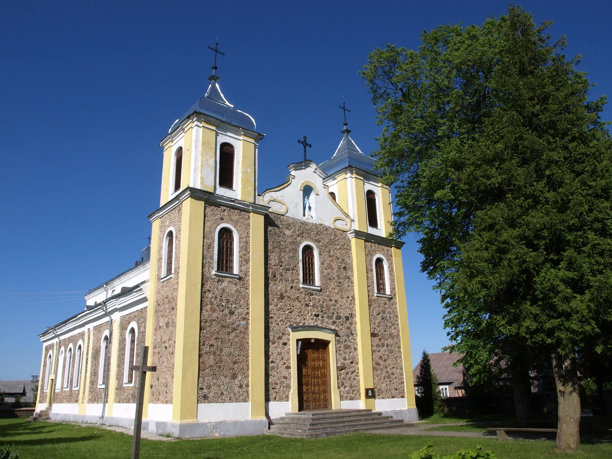 Photo showing: Rūkainiai church, Vilnius district, Lithuania