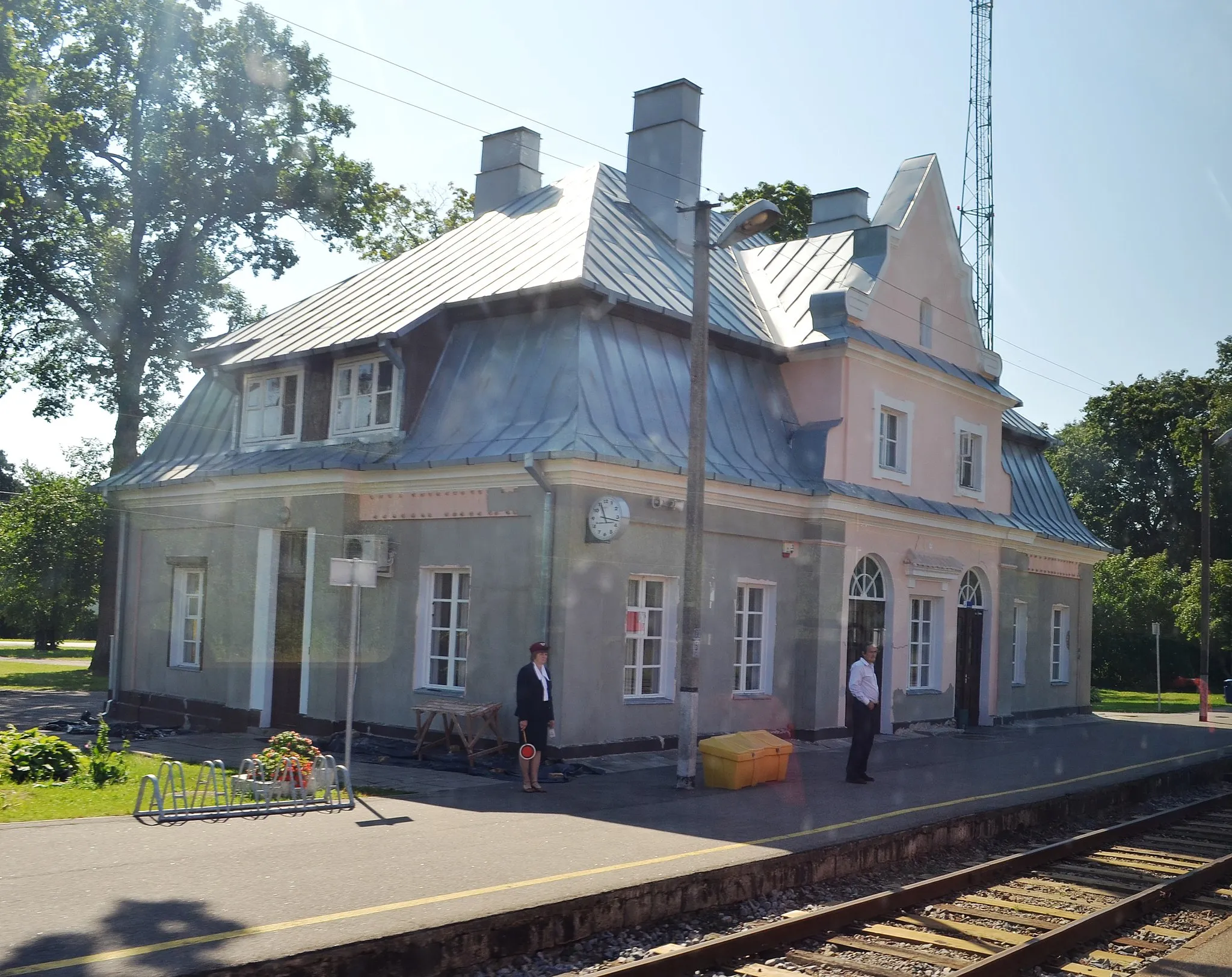 Photo showing: Naujieji Valkininkai, Varėnos raj. Geležinkelio stotis