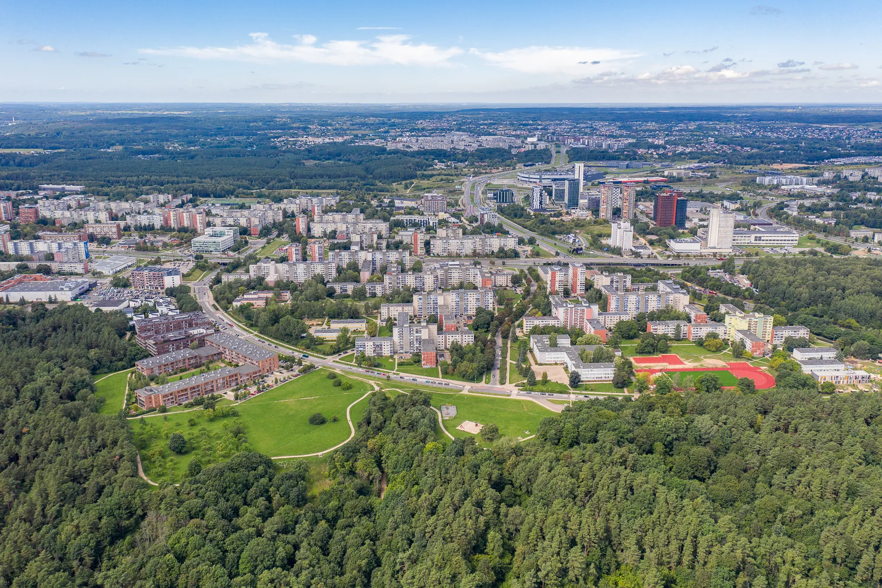 Photo showing: Karoliniškės, Vilnius