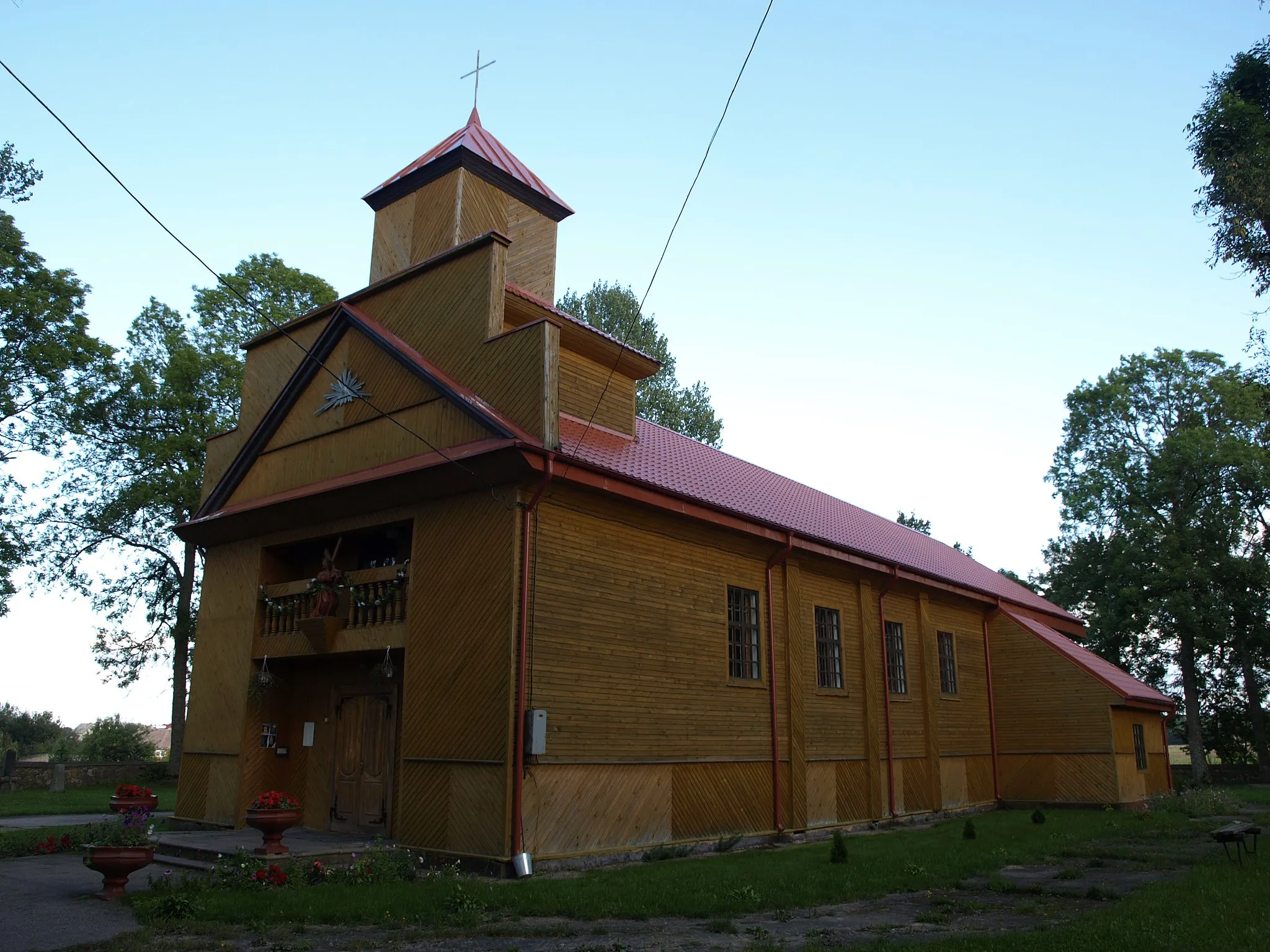 Photo showing: Butrimonys church, Šalčininkai district, Lithuania