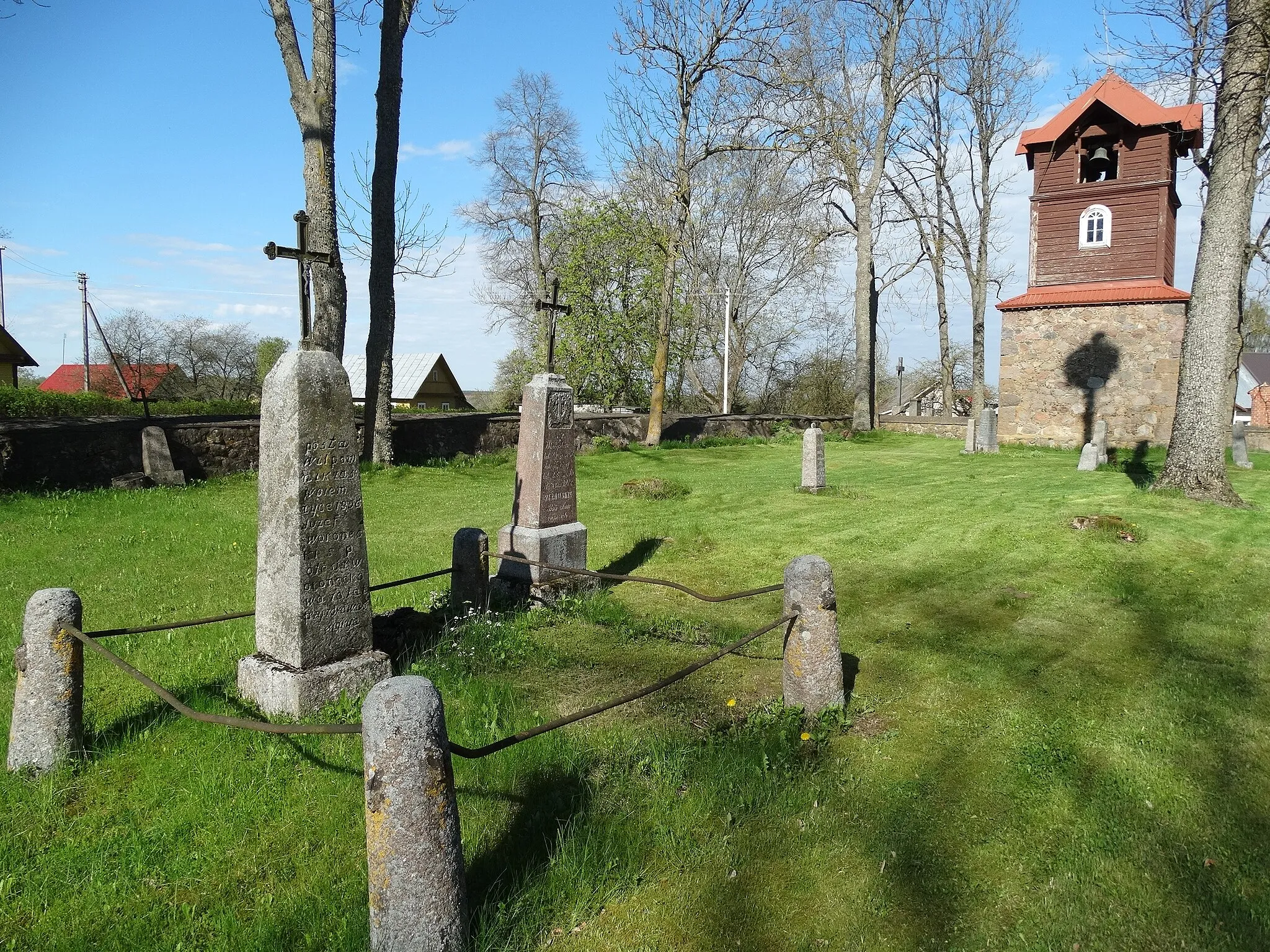 Photo showing: St. Michael Archangel church, Butrimonys, Šalčininkai District, Lithuania