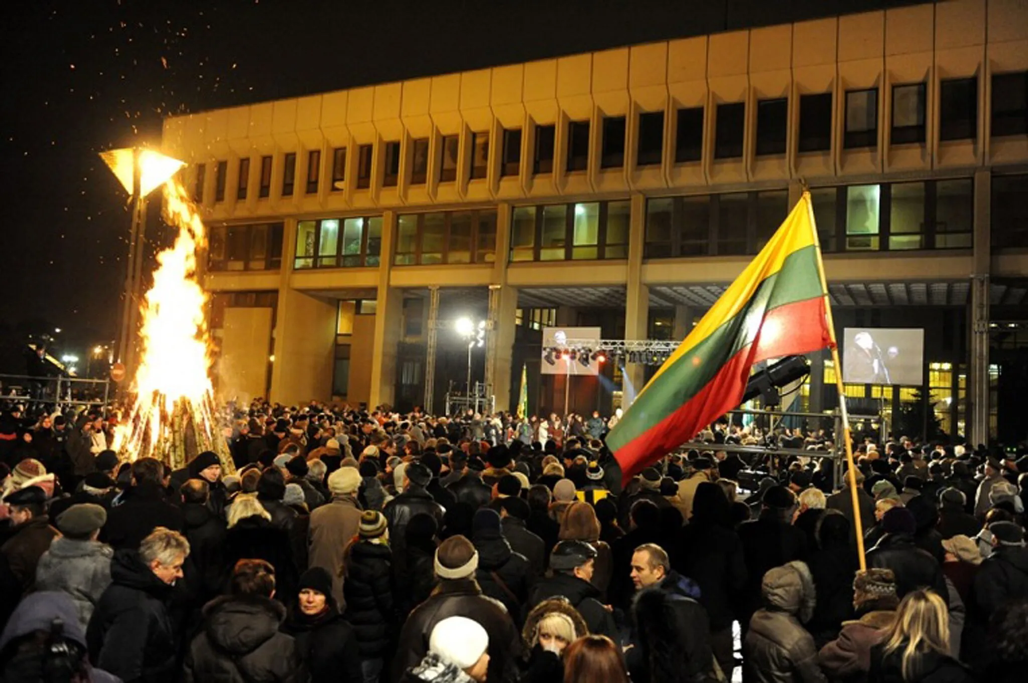 Photo showing: Song festival in Vilnius (2009).