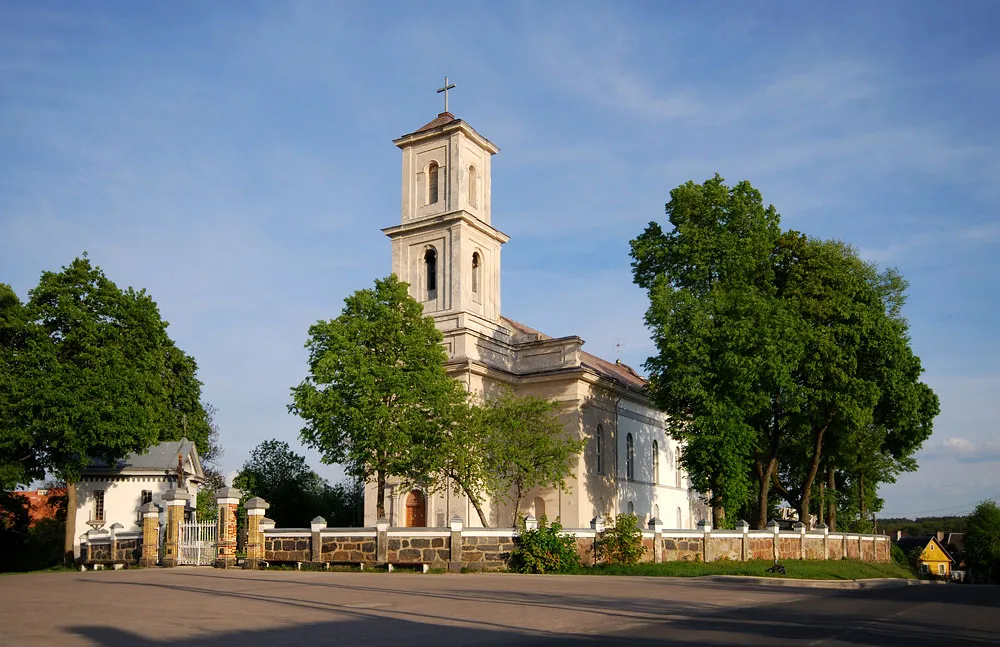 Photo showing: Church of St. Michael the Archangel in Nemencine, Lithuania