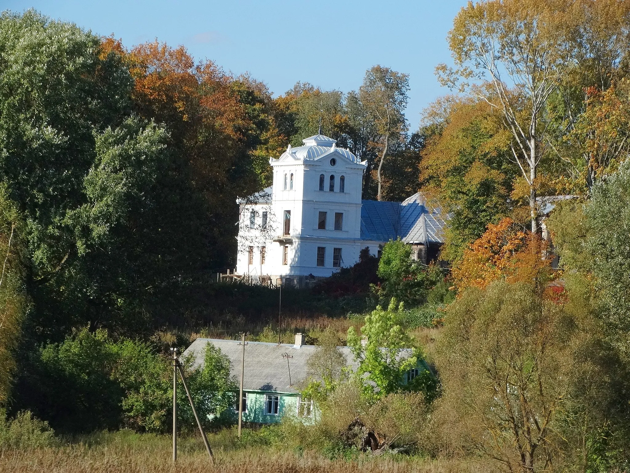 Photo showing: Manor in Abromiškės, Elektrėnai Municipality, Lithuania