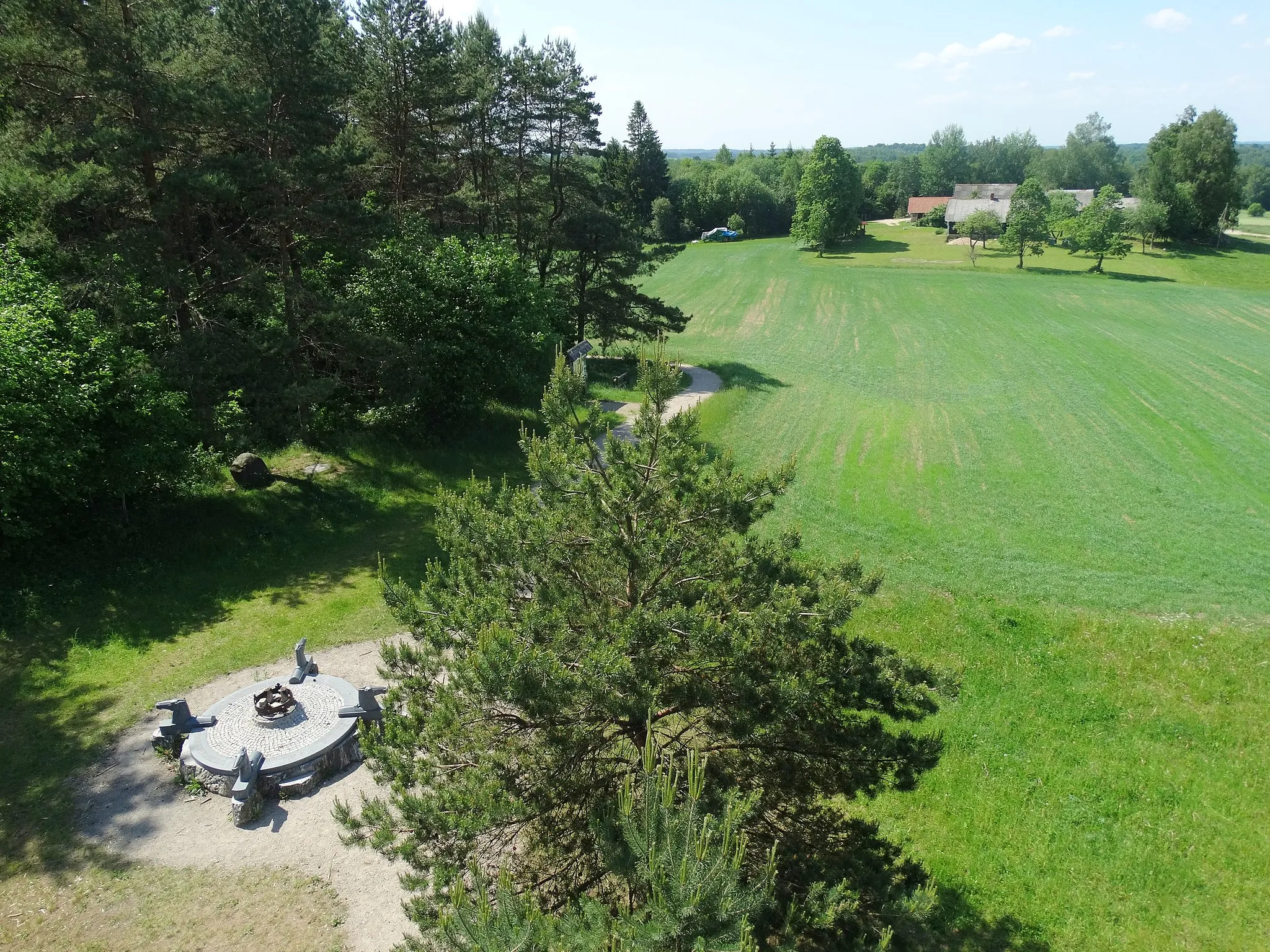 Photo showing: On the Aukštojas Hill, Juozapinė, Vilnius District, Lithuania