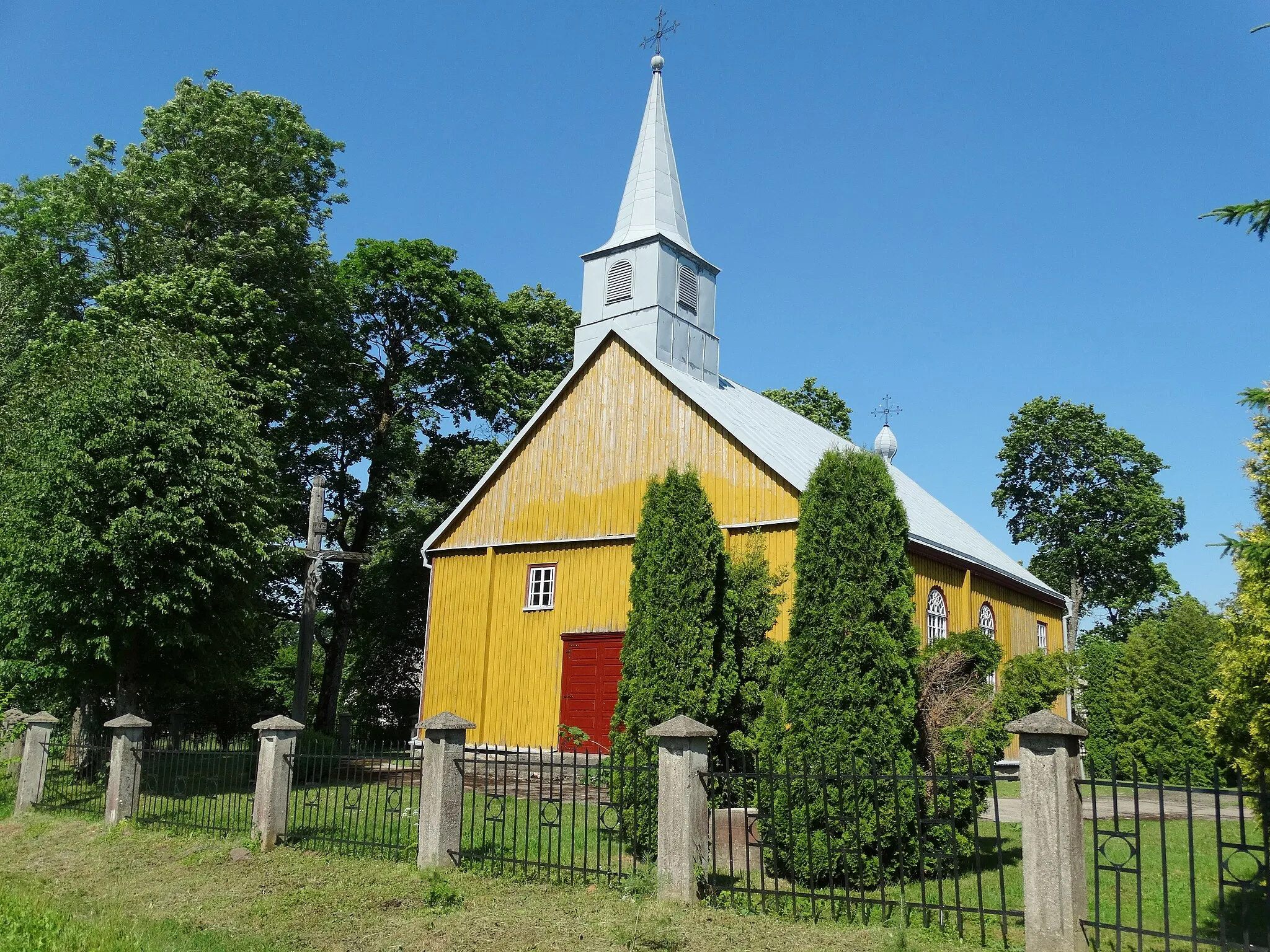 Photo showing: Roman Catholic Church, Žlibinai, Plungė District, Lithuania