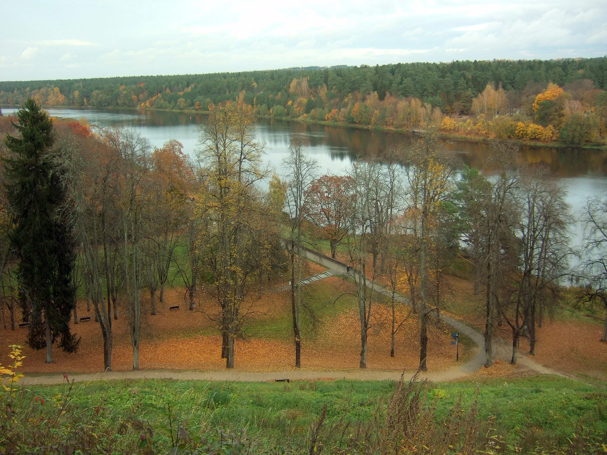 Photo showing: Vaizdas nuo Vytauto piliakalnio į Nemuną.