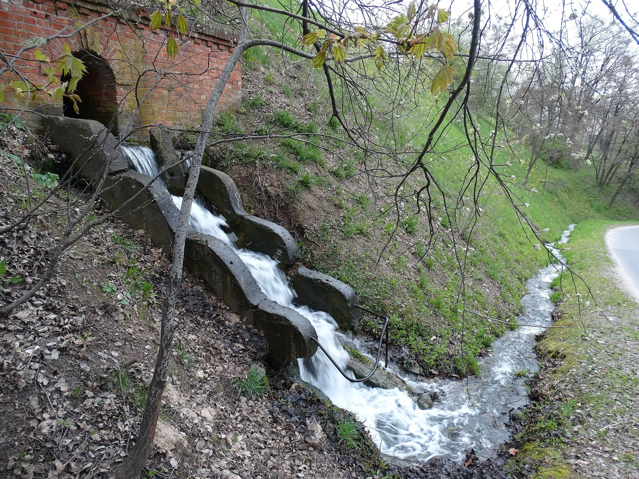 Photo showing: Stream from VIII Fort, Kaunas, Lithuania