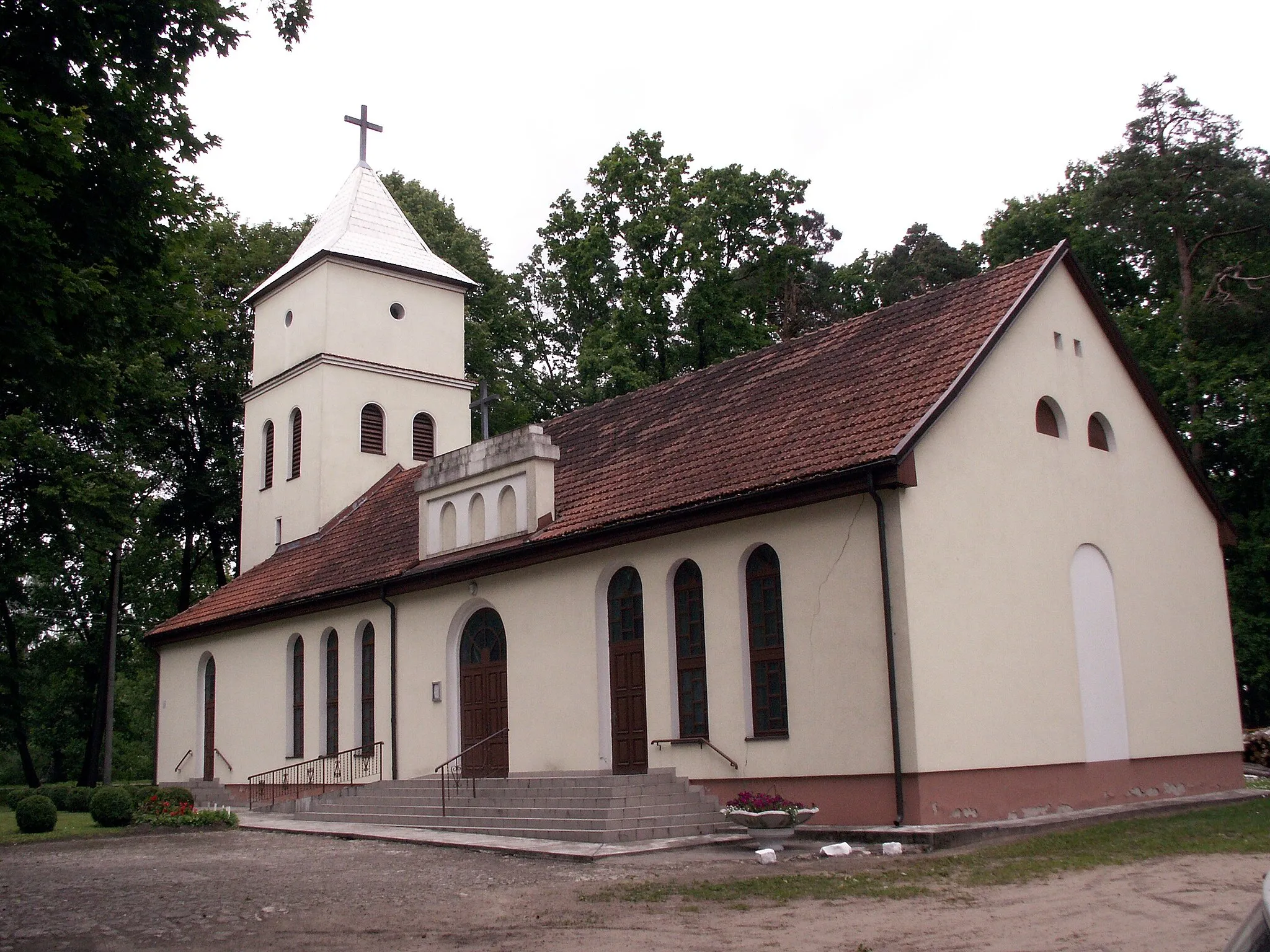 Photo showing: Lutheran churche in Pagėgiai, Pagėgiai district, Lithuania