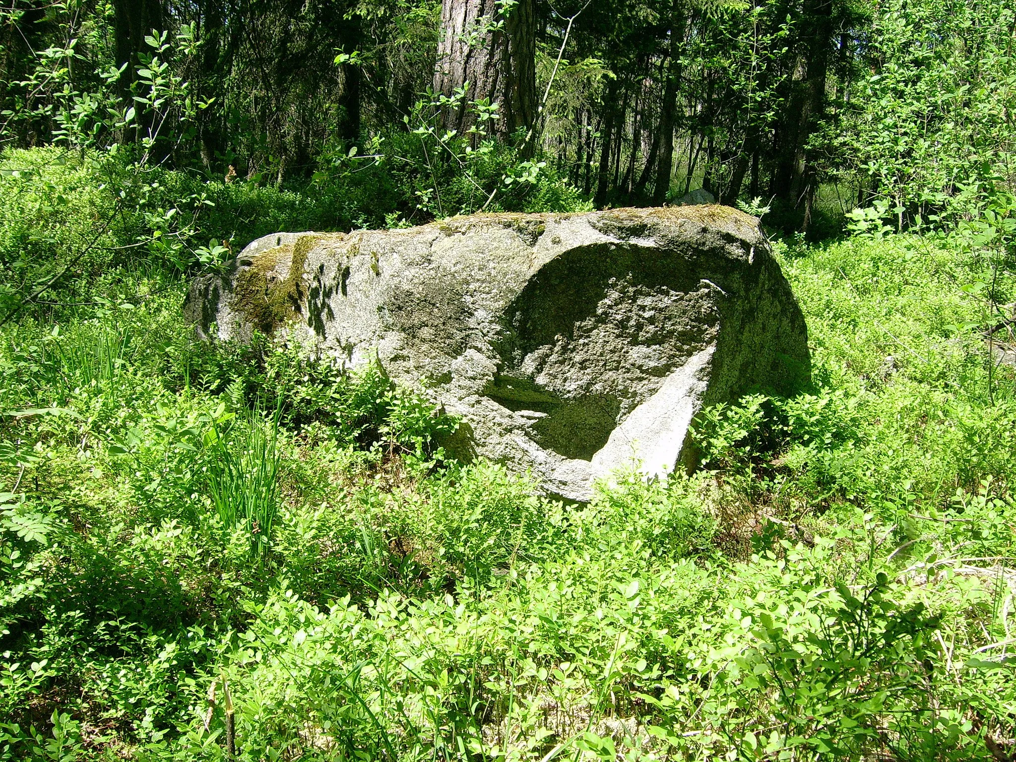 Photo showing: Velnio stalas – mitologinių akmenų grupė Mažonų seniūnijoje