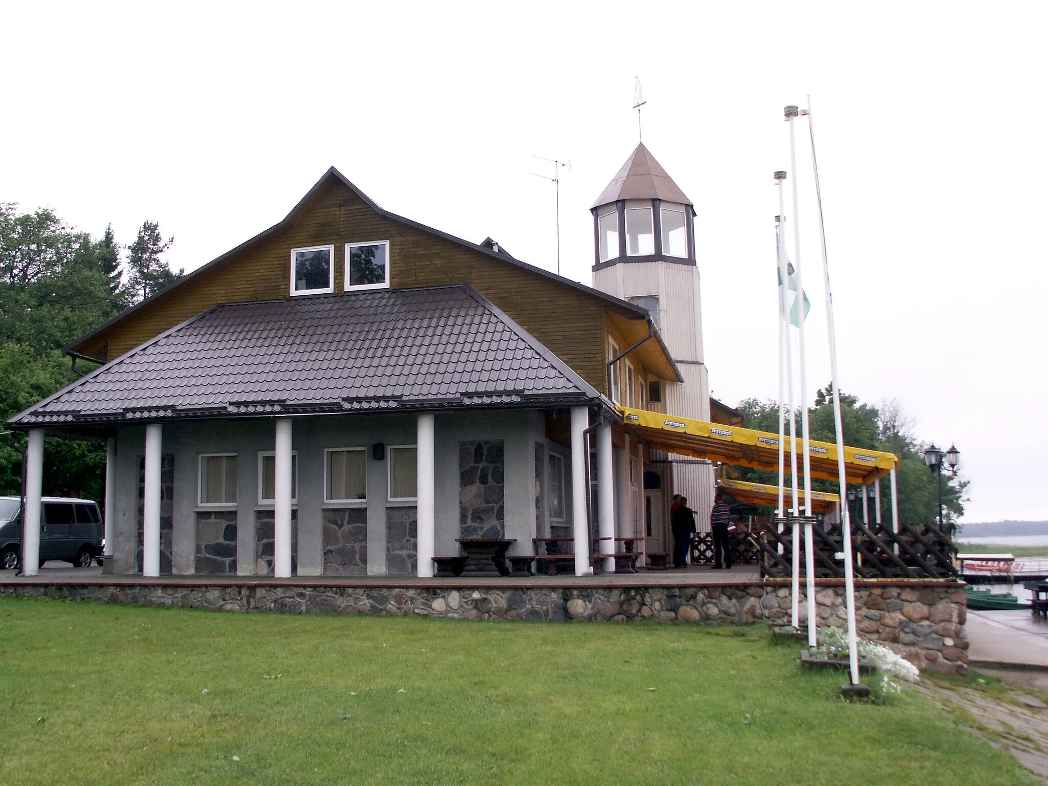 Photo showing: Yachtclub in Plateliai Lake, Lithuania