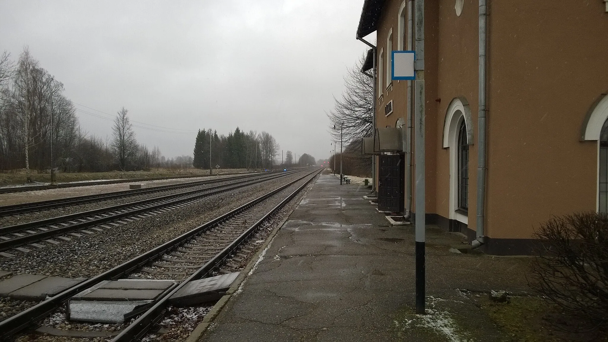 Photo showing: Līksna railway station, Latvia