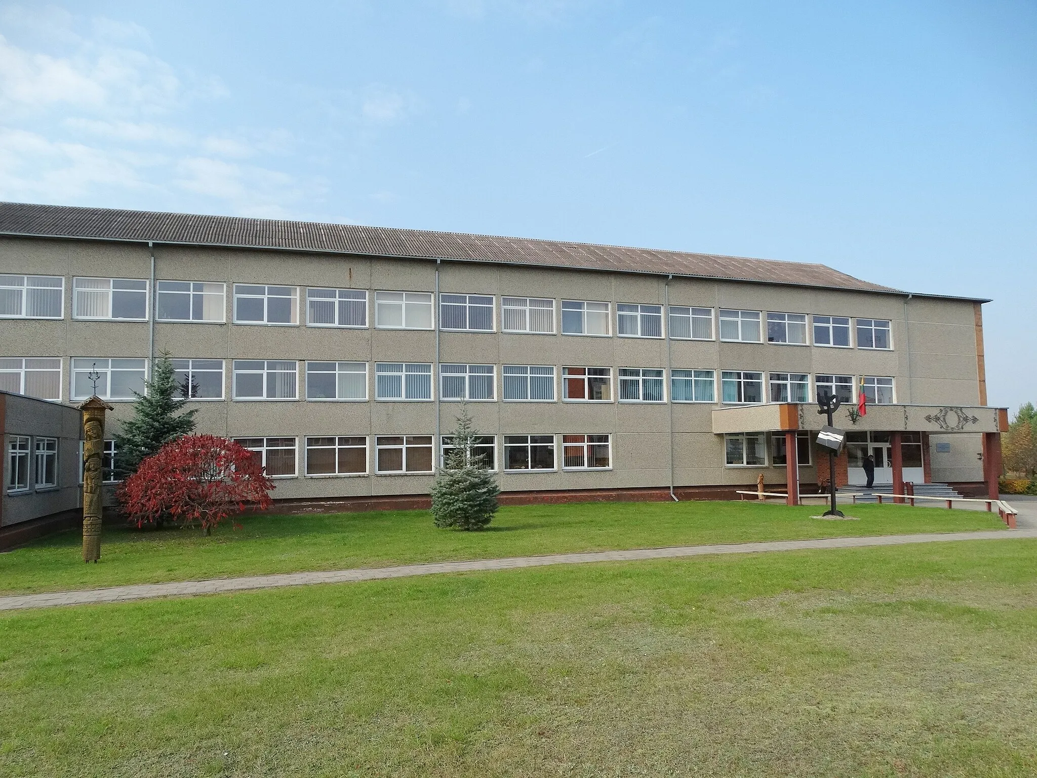 Photo showing: Technology School, Veisiejai, Lazdijai District, Lithuania