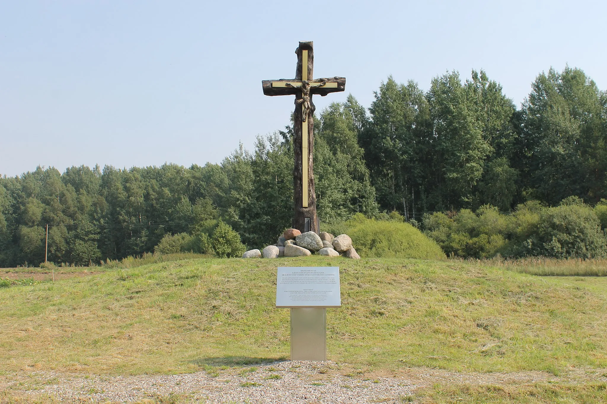 Photo showing: Dainiai Cross, Jurbarkas district municipality, Lithuania