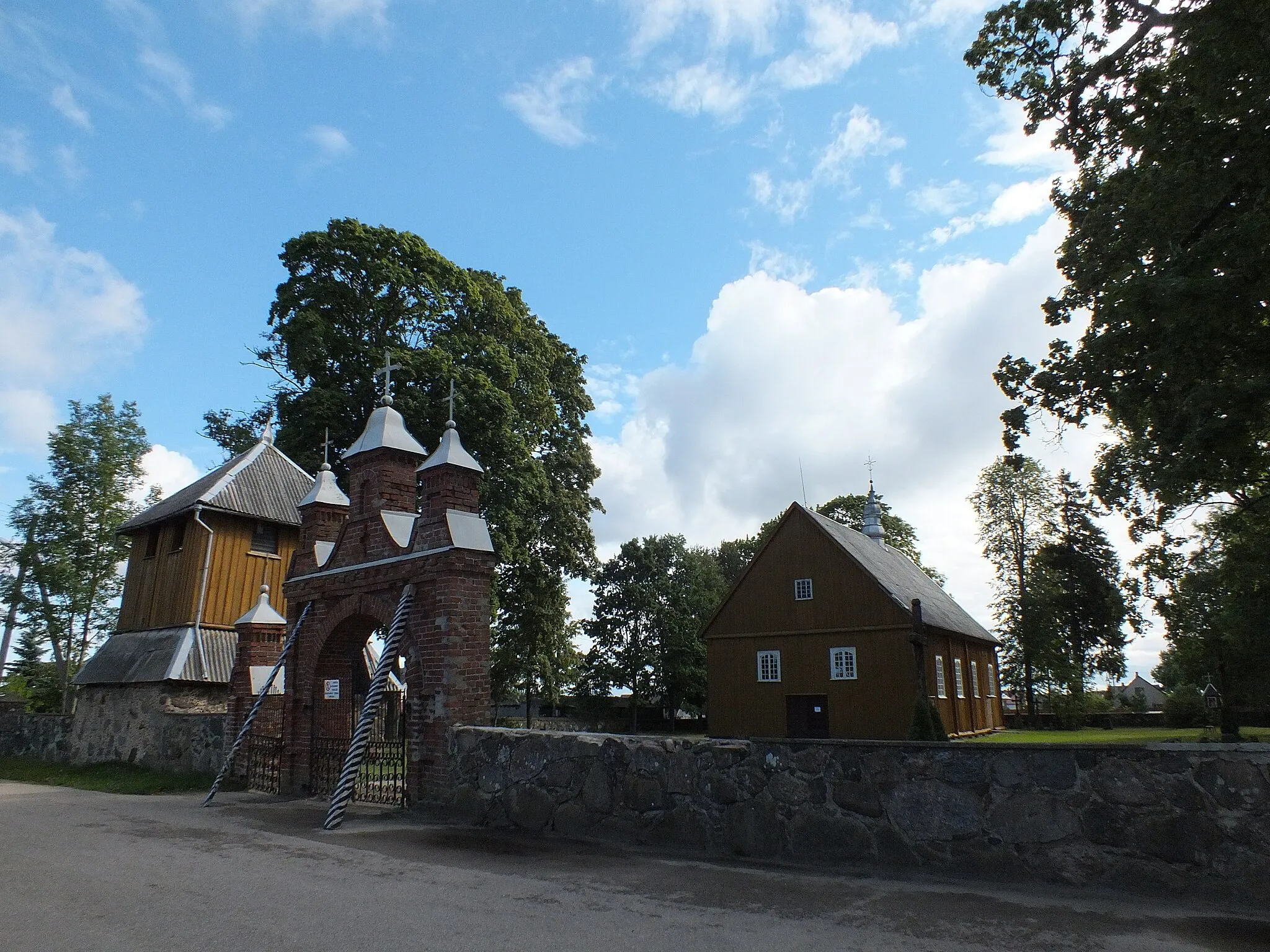 Photo showing: Pievenai church (1788)