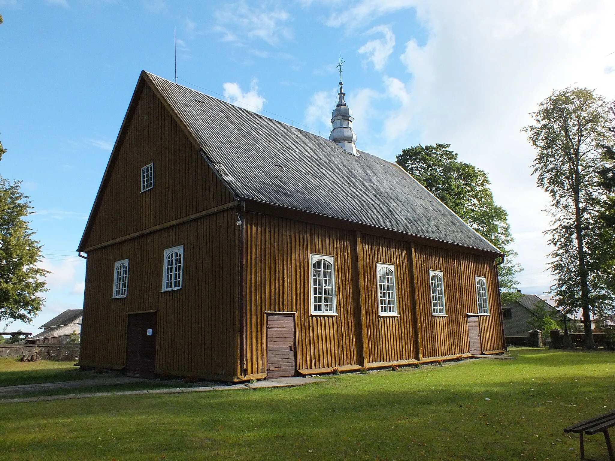 Photo showing: Pievenai church (1788)