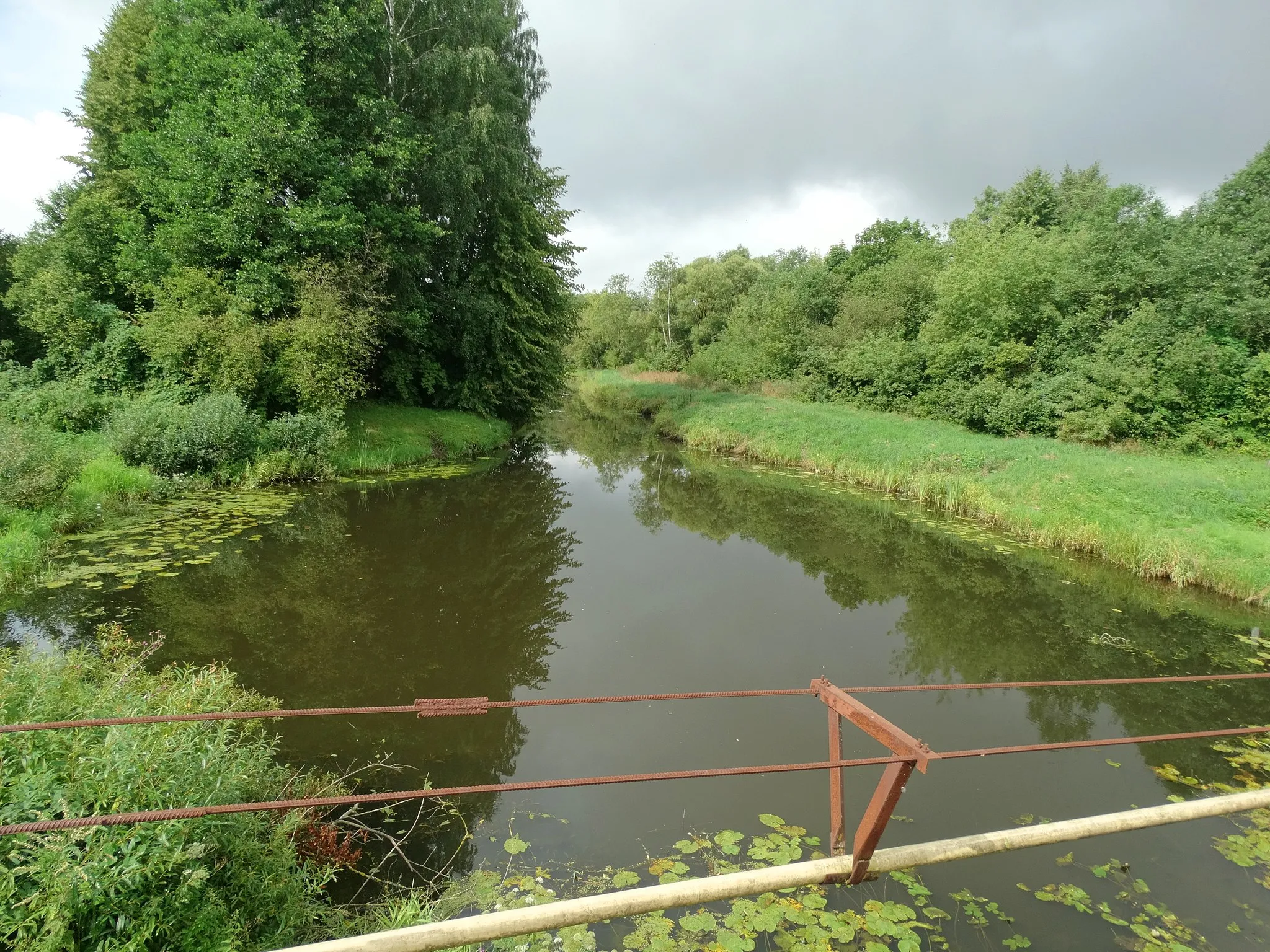 Photo showing: Dabikinė river, Akmenė district, Lithuania